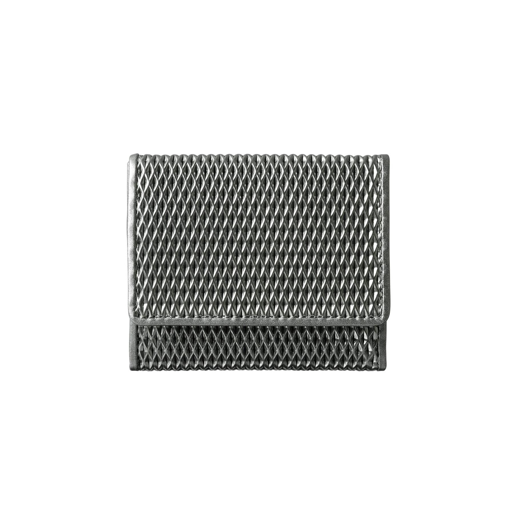 HIROKO HAYASHI「CATENA（カテーナ）薄型ミニ財布」|財布|ブラックシルバー(0