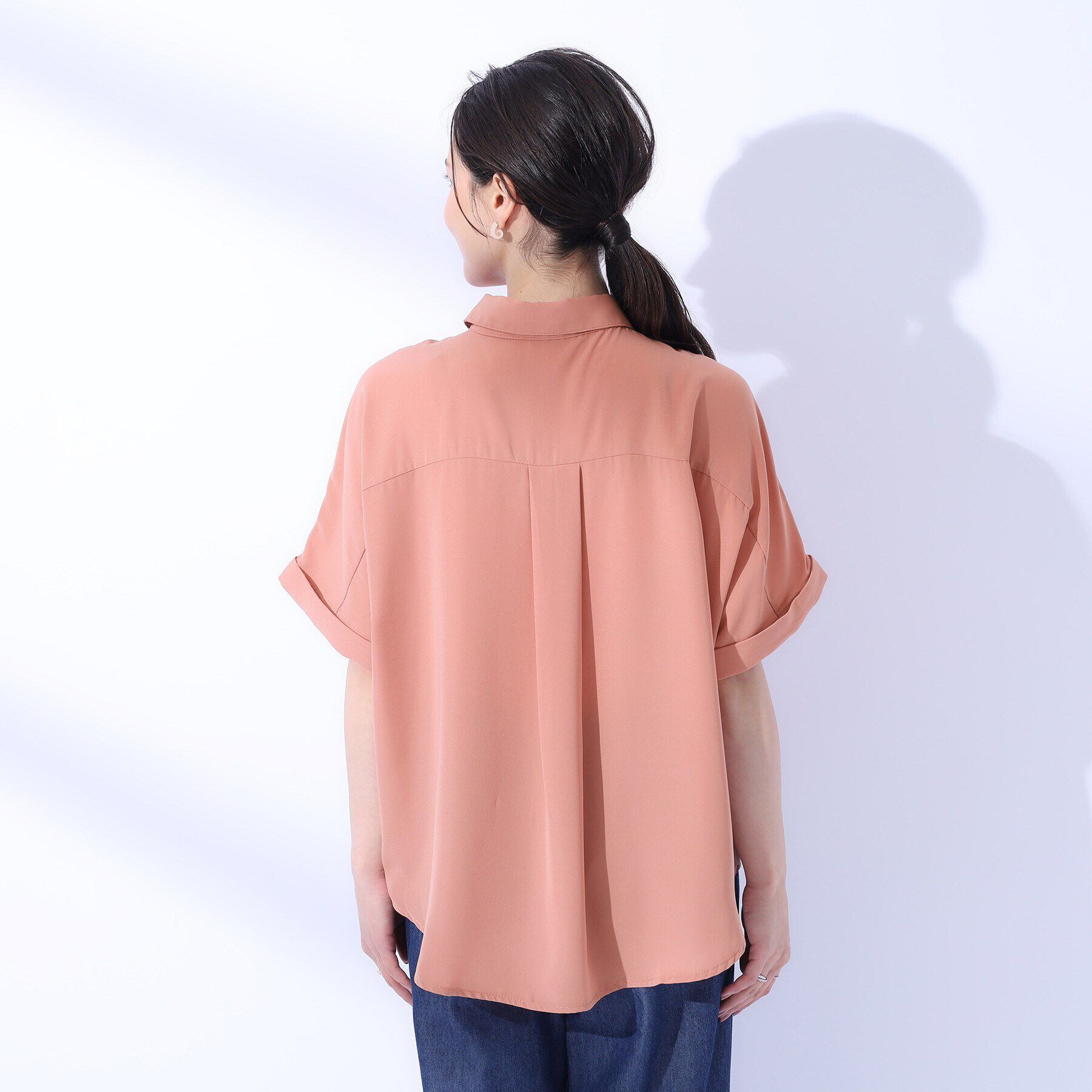 SHOO･LA･RUE「【洗える/プチプラ/無理せずキレイ】オンにもオフにも ドルマンスリーブ前開きシャツ」|シャツ・ブラウス|