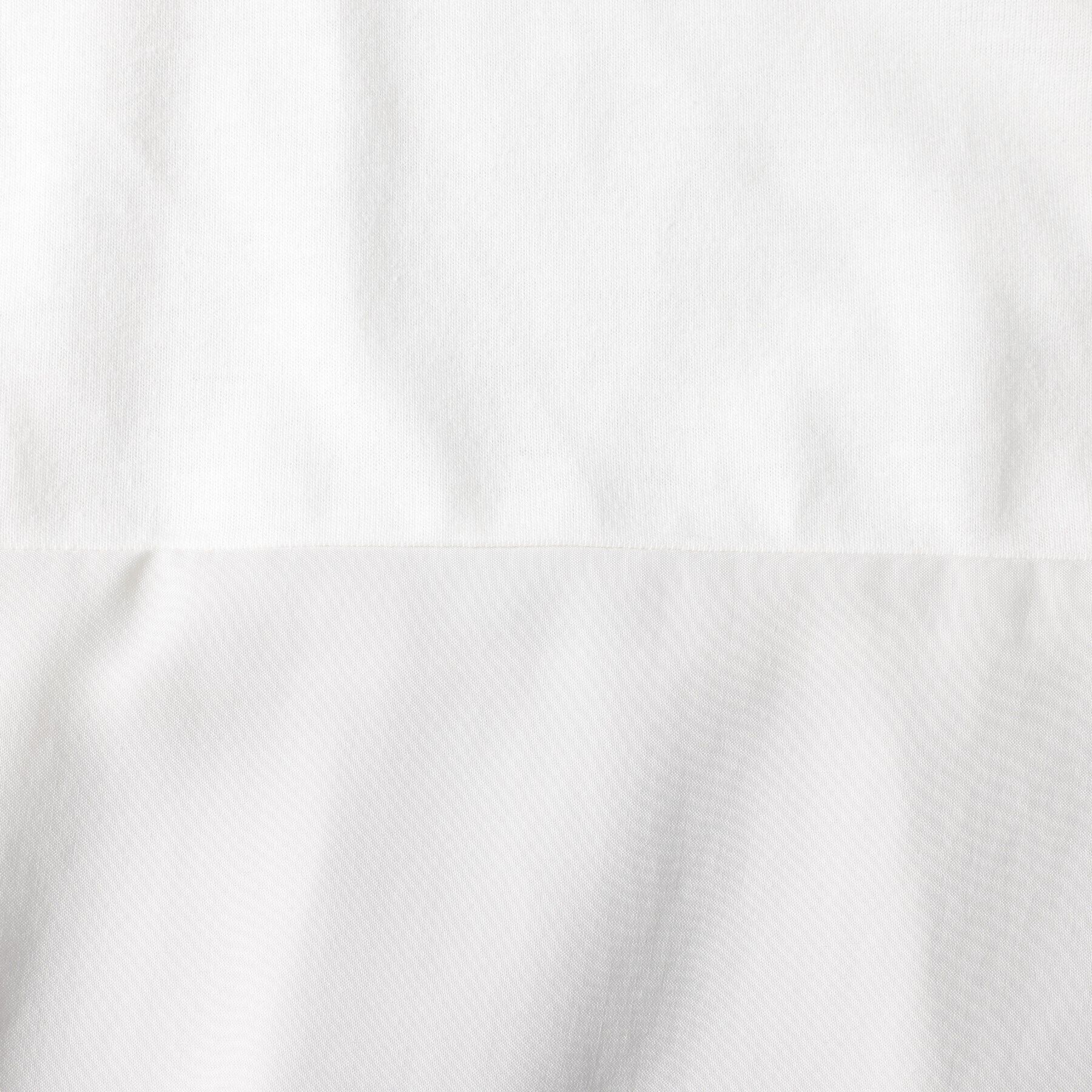 SHOO･LA･RUE「インせずサマ見え 裾ドロスト切り替えトップス」|Tシャツ・カットソー|