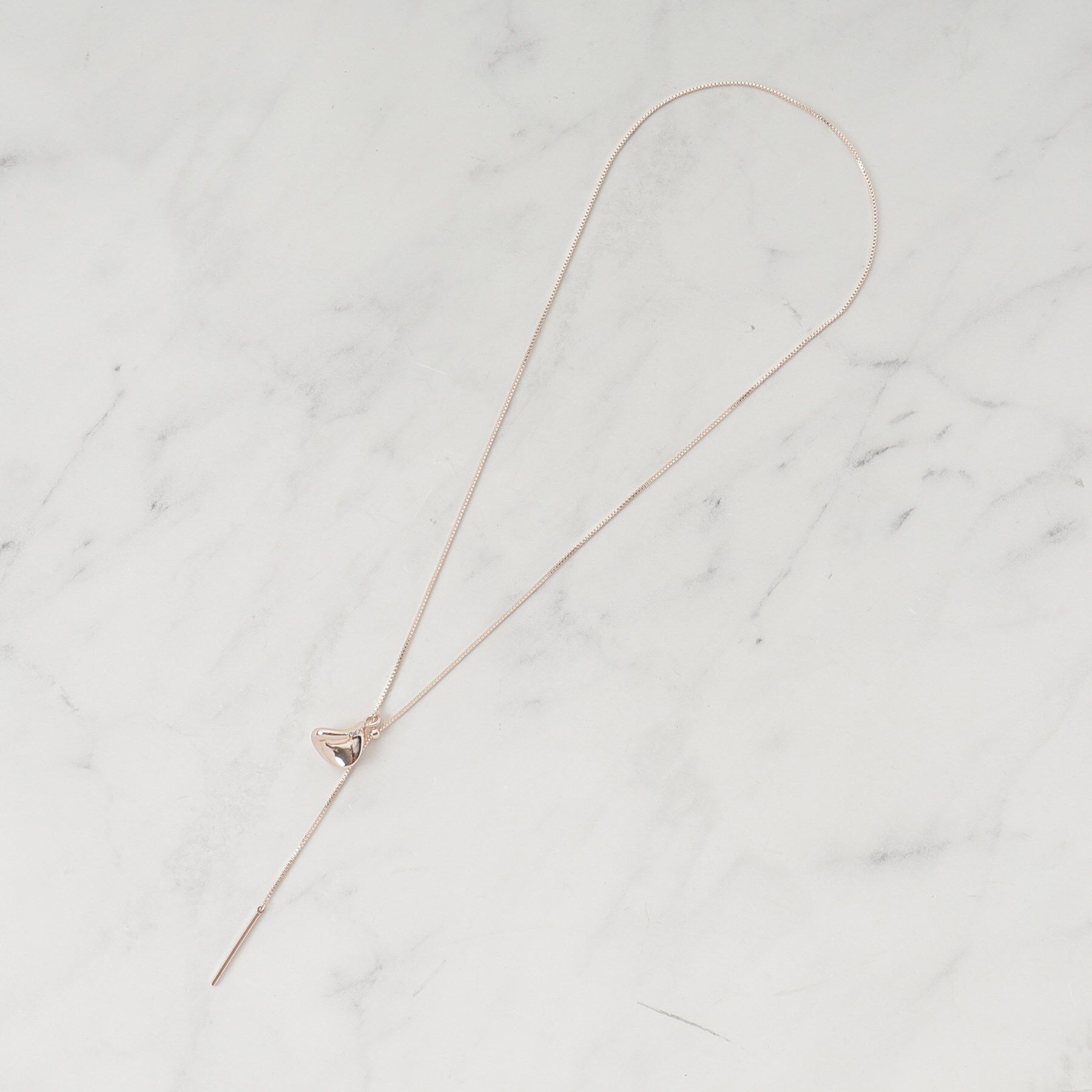 SHOO･LA･RUE「【2WAY】変形ドロップメタルネックレス」|ネックレス|