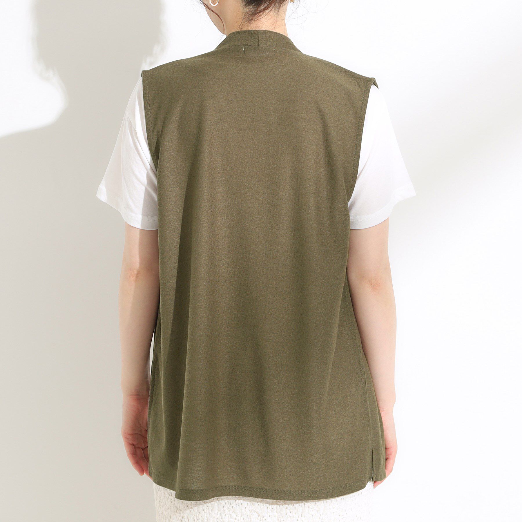 SHOO･LA･RUE「【2点セット】着回しいろいろ ジレ＋ロゴTシャツ」|その他|