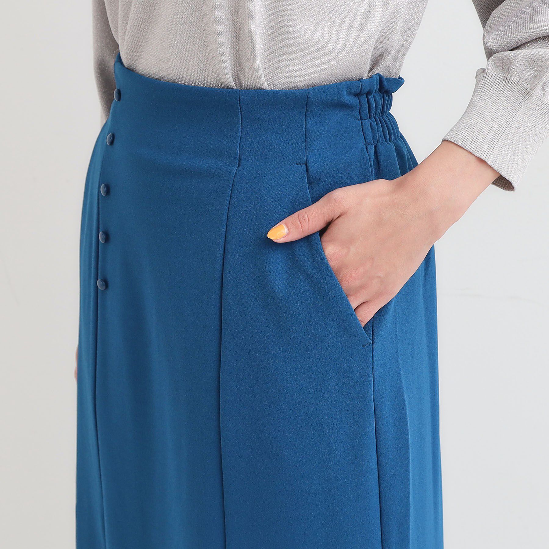 SHOO･LA･RUE「【洗濯後しわになりにくい】ポケット付き ナロースカート」|スカート|