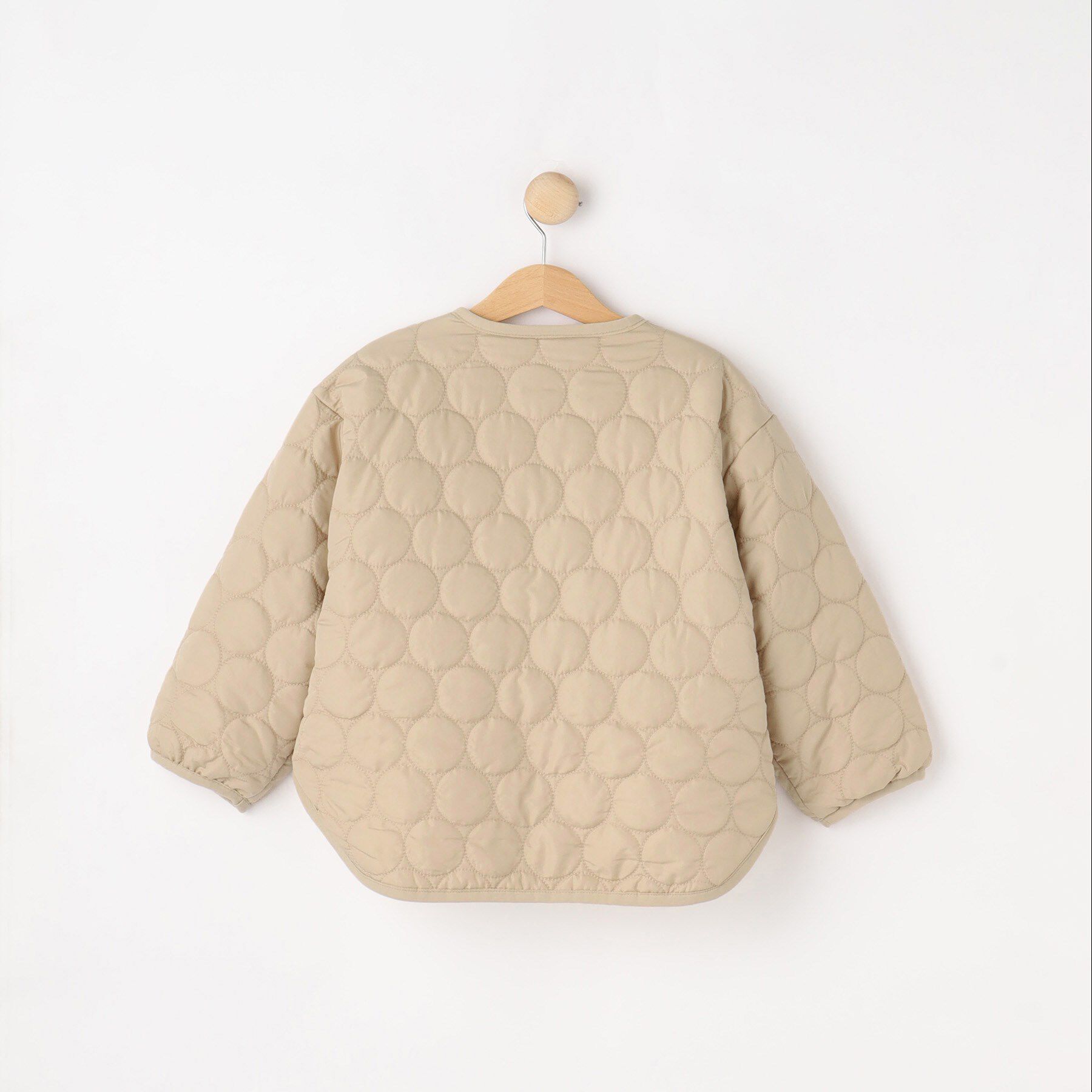 SHOO･LA･RUE「【100-150cm/撥水】キルト&times;ファーリバーシブルブルゾン」|ブルゾン・スタジャン|