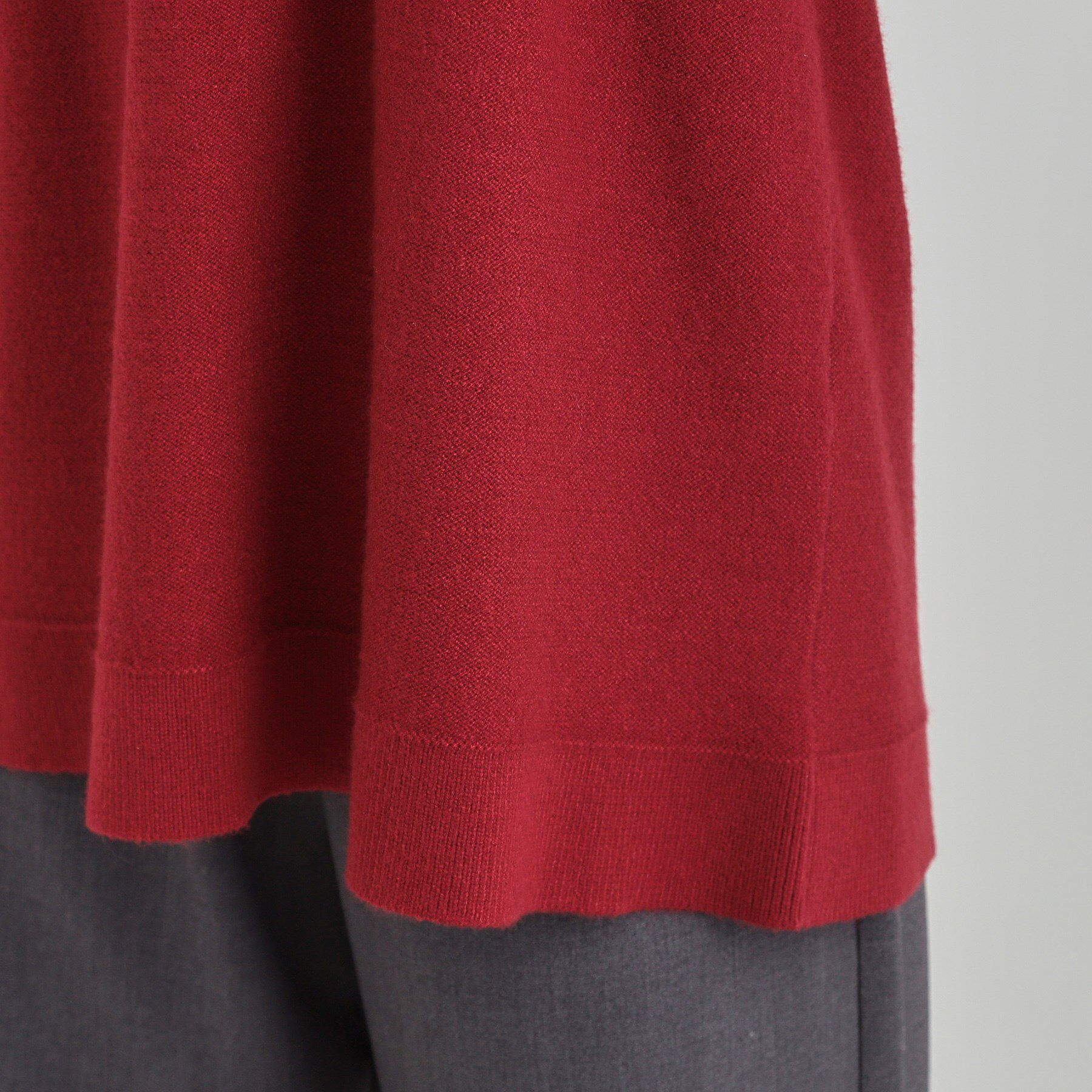 SHOO･LA･RUE「気になるお腹周りをカバー ケーブル編みペプラムニット」|ニット・セーター|