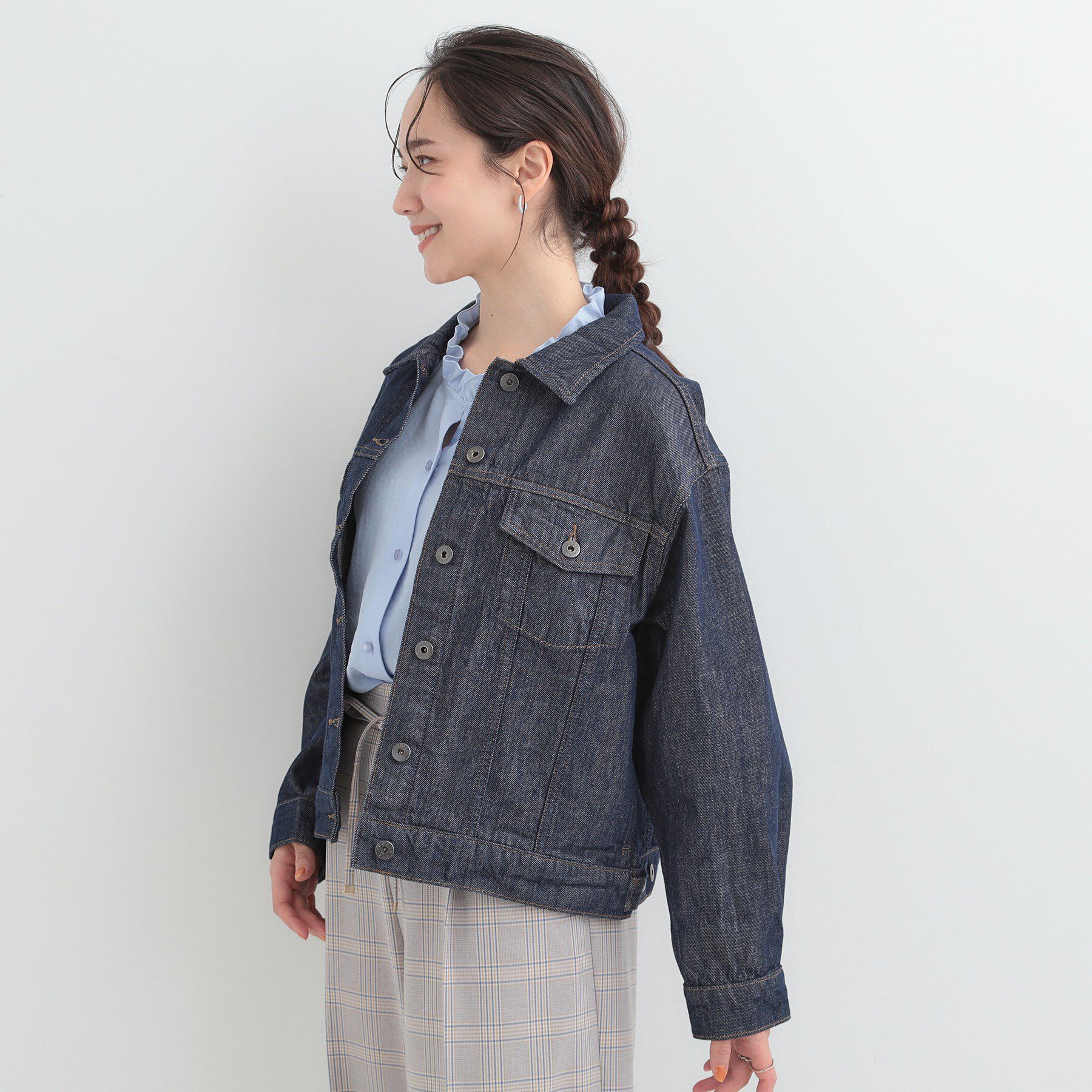SHOO･LA･RUE「【SHOO・LA・RUE DENIM】大人の抜け感 ゆるGジャン」|デニムジャケット|