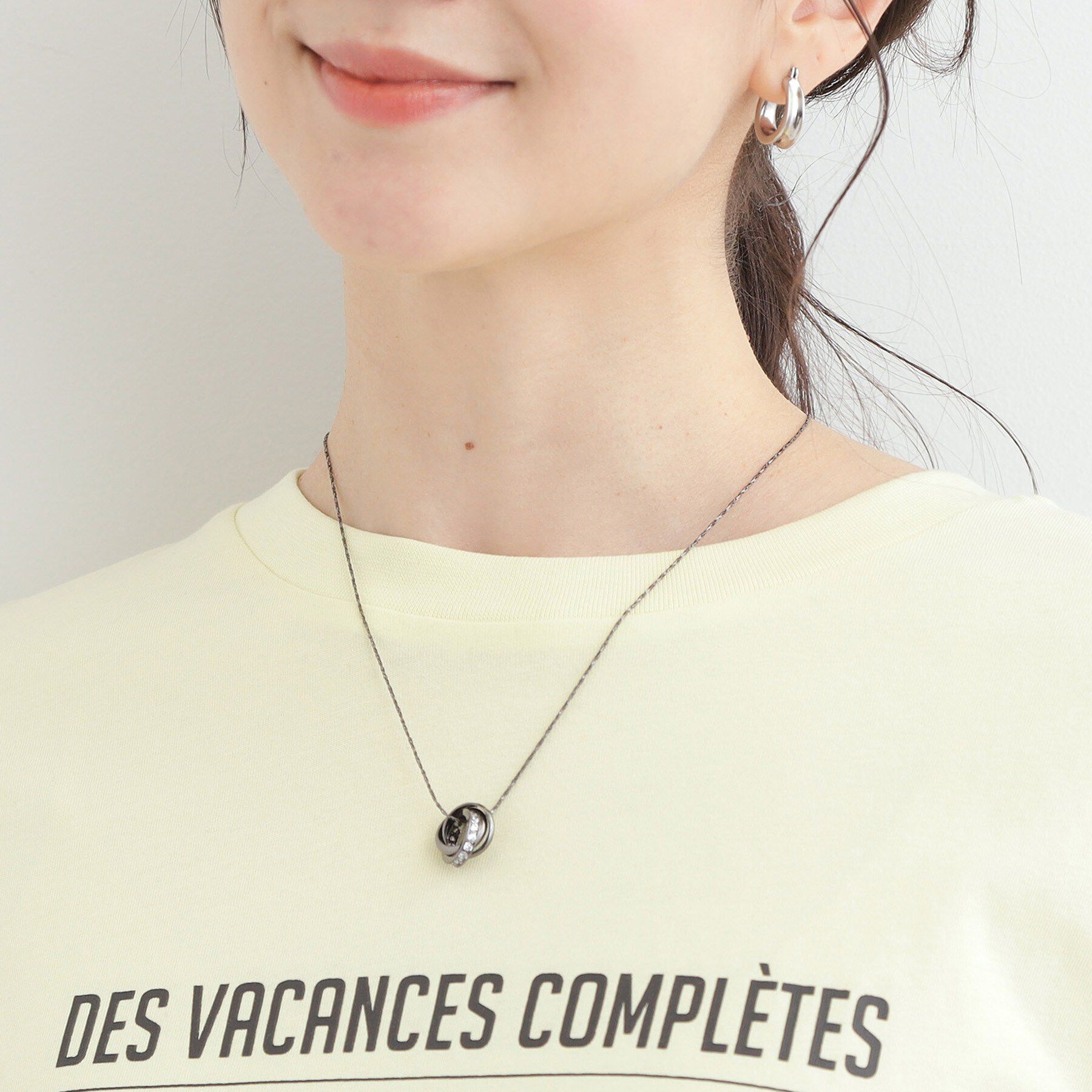 SHOO･LA･RUE「【2WAY】キラキラリングネックレス」|ネックレス|