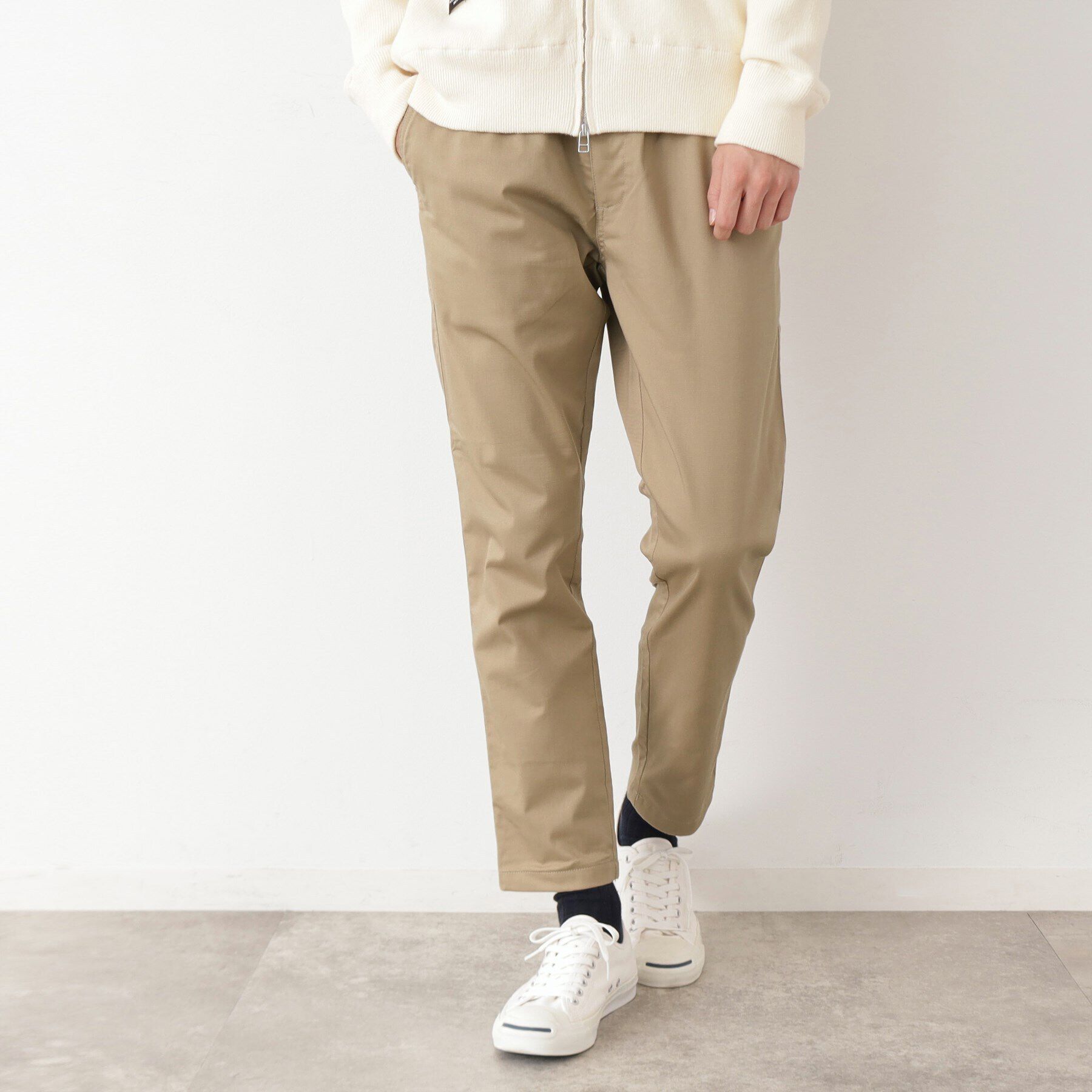 Dessin「【ウエストゴム・洗える】ラミネートイージー」|その他|ベージュ(052)