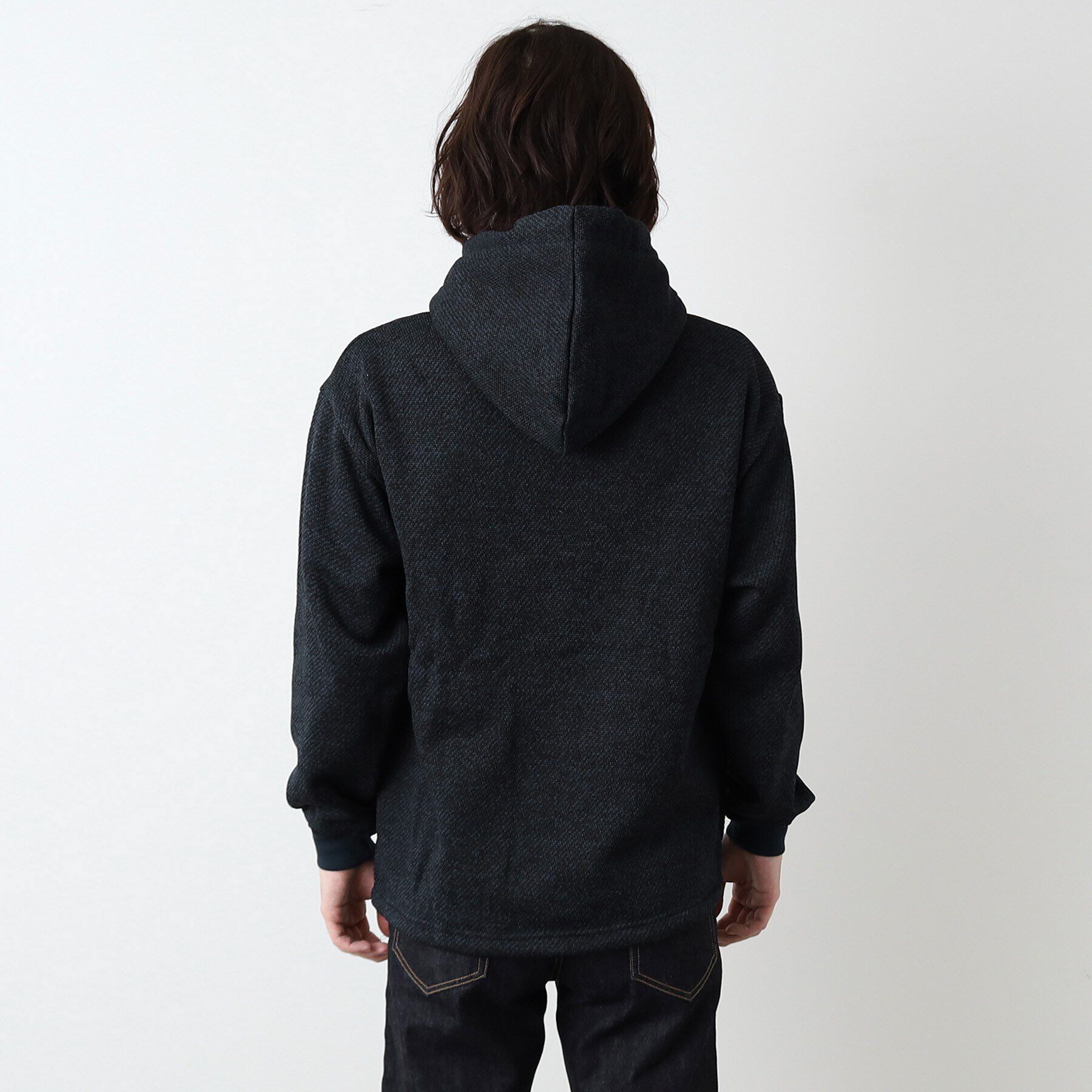 Dessin「【洗える】フリンジ調フーデットパーカ」|パーカー|