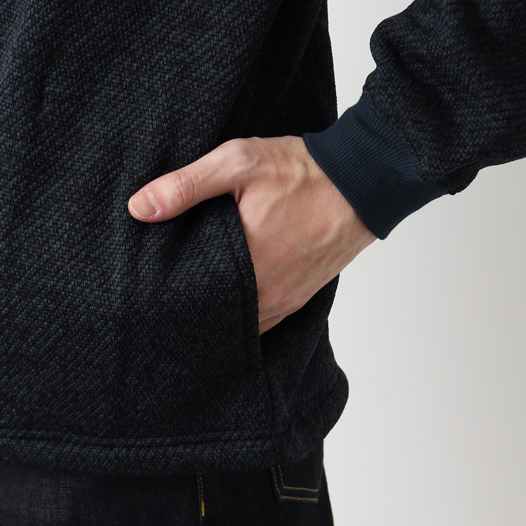 Dessin「【洗える】フリンジ調フーデットパーカ」|パーカー|