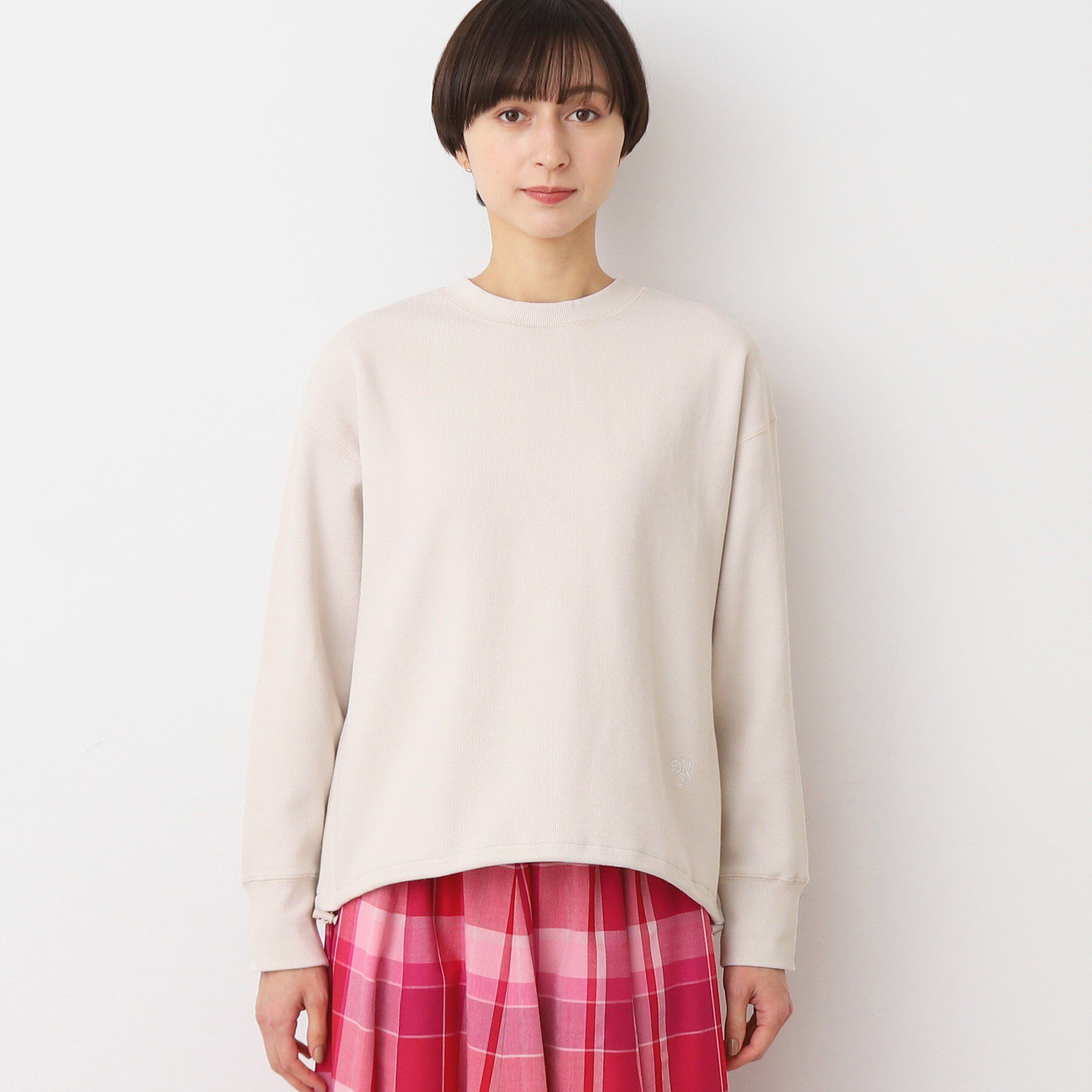 Dessin「【洗える】ドローコード付きカットソー（XS～L）」|Tシャツ・カットソー|