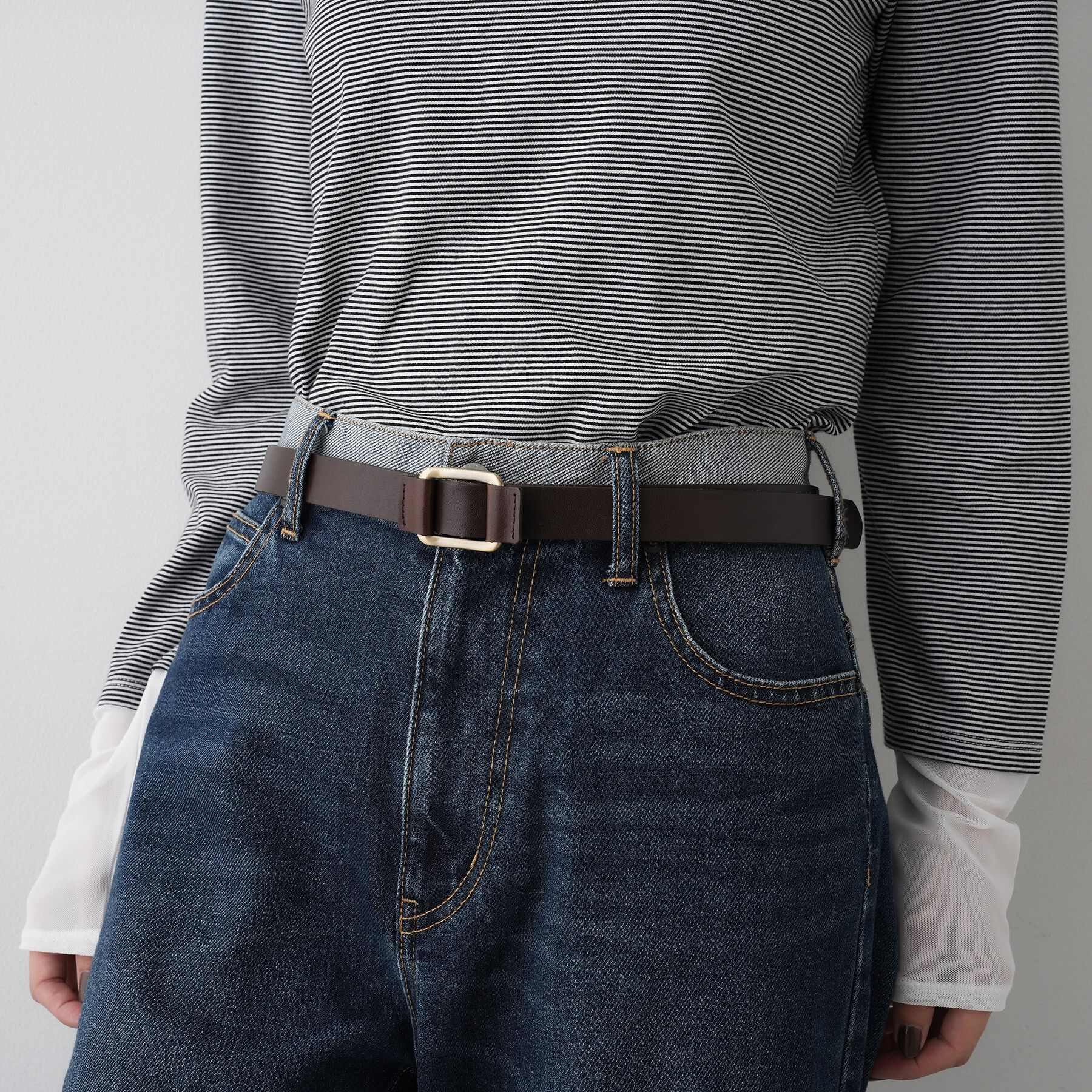 Dessin「牛革23㎜スライドベルト」|ベルト|