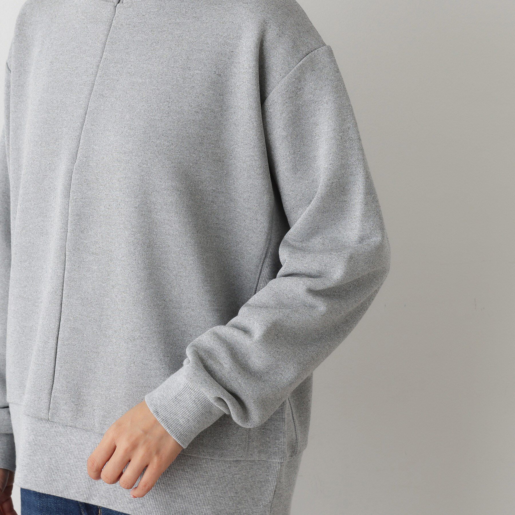 Dessin「【洗える】ハーフジップ裏毛」|パーカー|