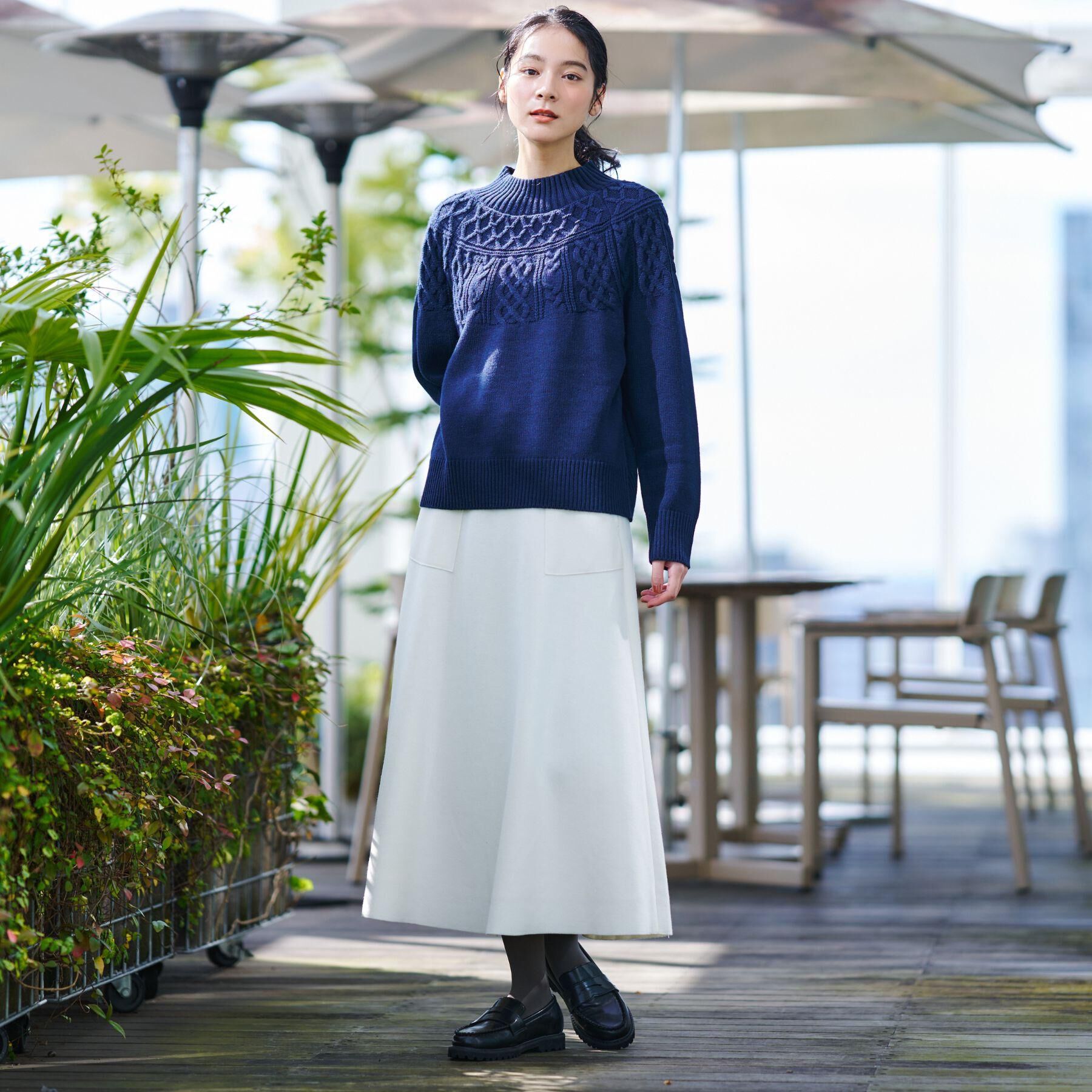 Dessin「メルトンジャージフレアスカート」|スカート|