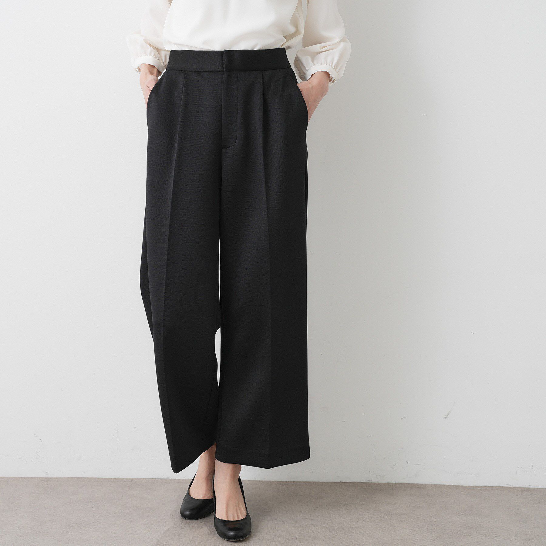 Dessin「【入卒/セレモニー/セットアップ可能】ソフトボンディングパンツ」|その他|ブラック(019)