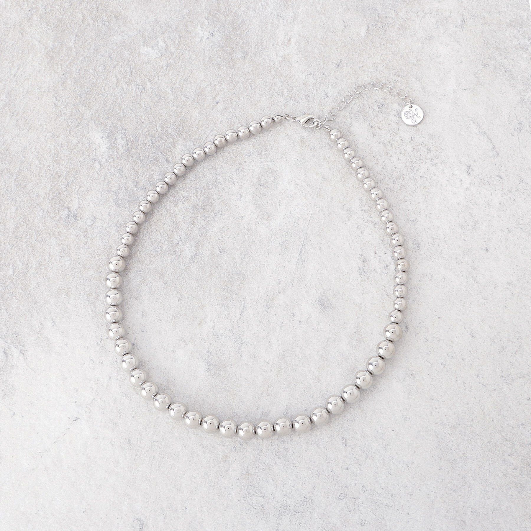 Dessin「シルバービーズショートネックレス」|ネックレス|