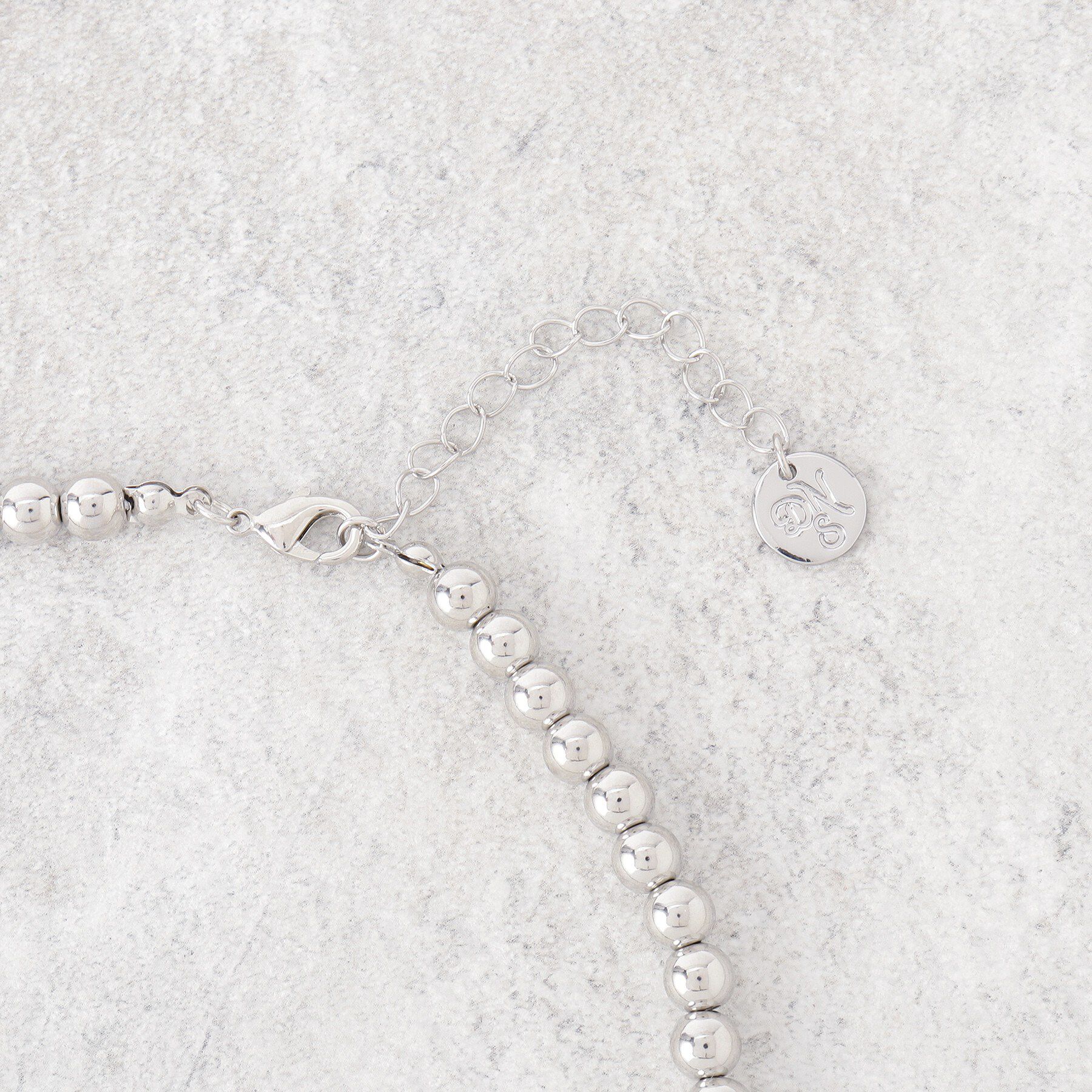 Dessin「シルバービーズショートネックレス」|ネックレス|