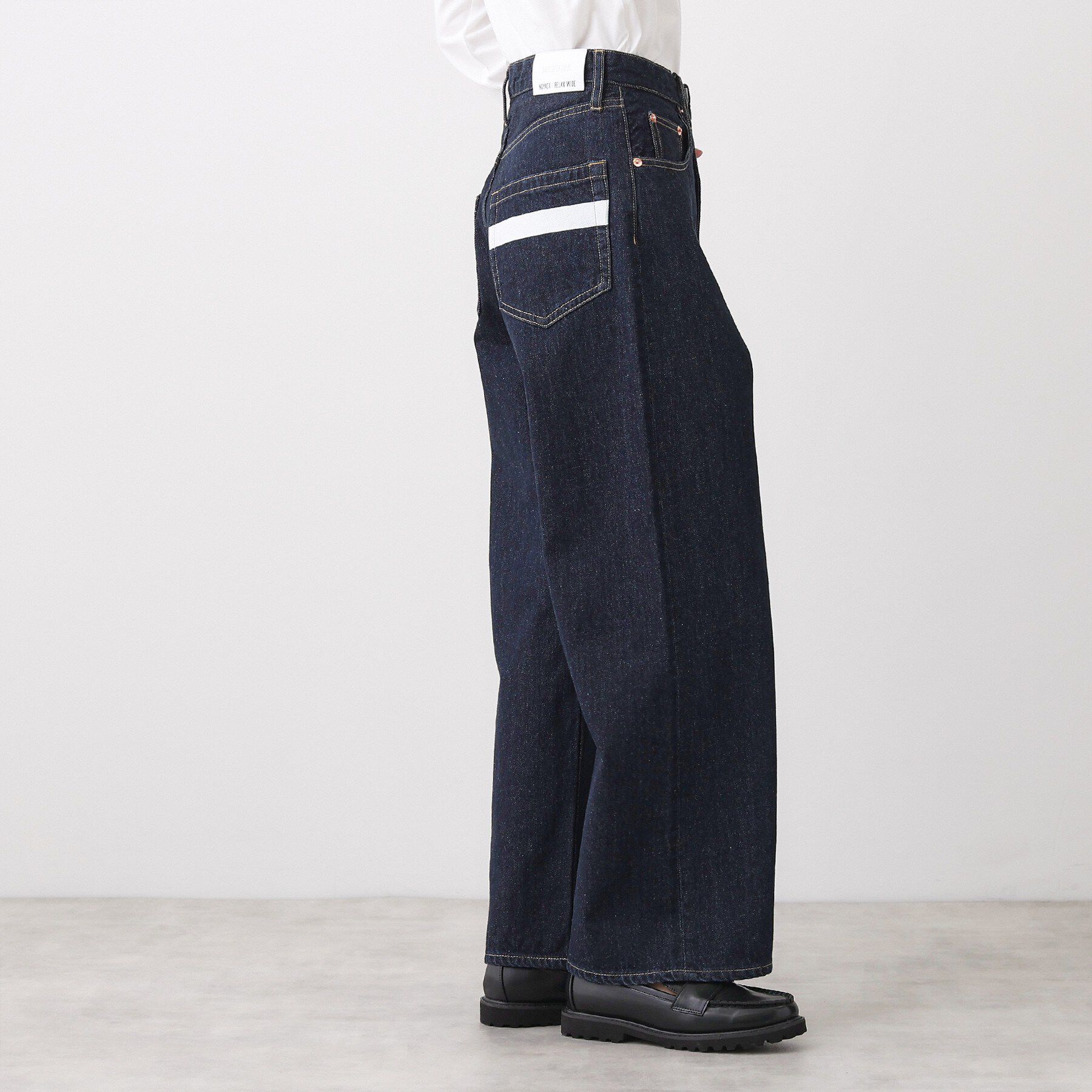 Dessin「【ユニセックス/洗える】ワイドシルエット12OZデニム」|デニム|