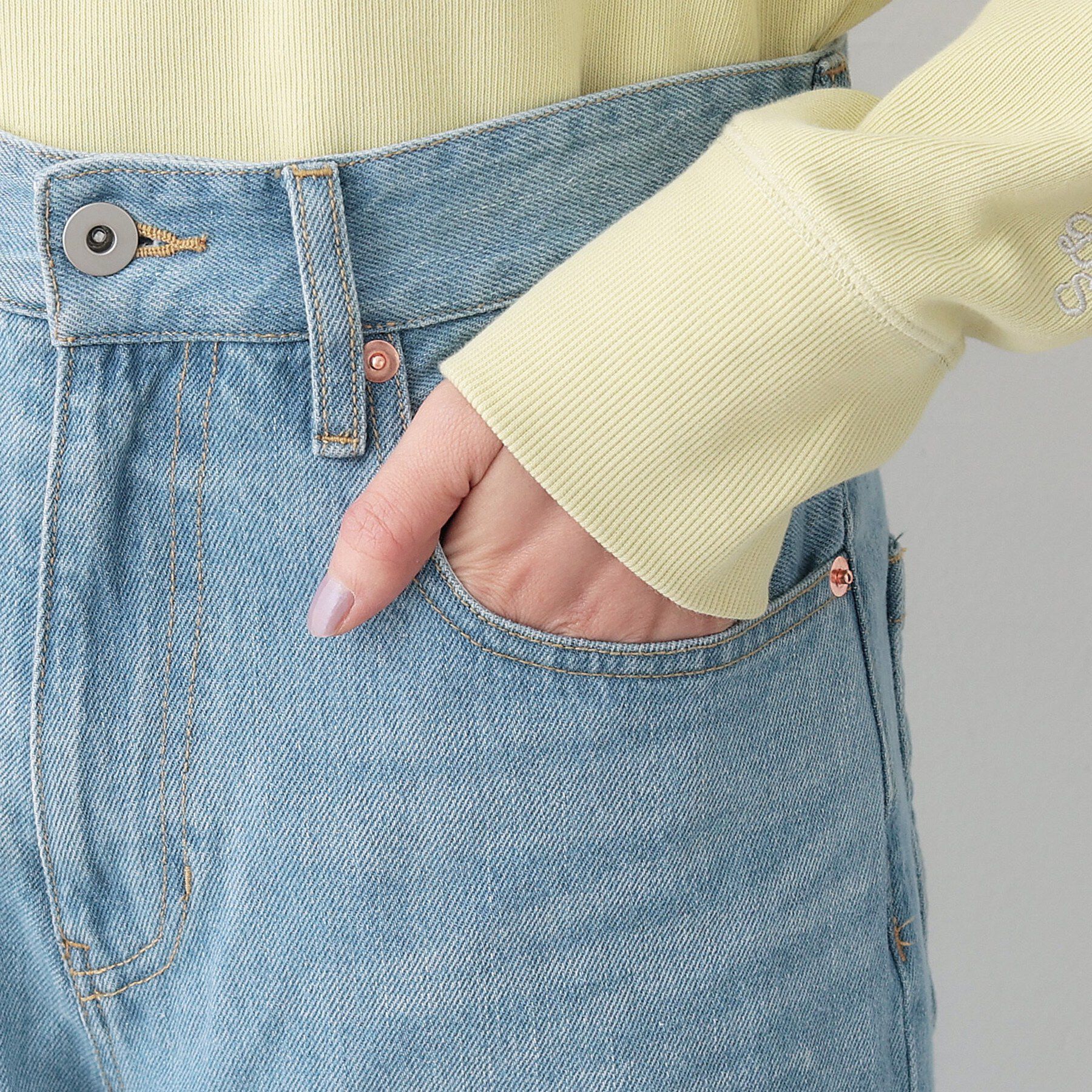 Dessin「【洗える】リラックスフレアシルエット12OZデニム」|その他|