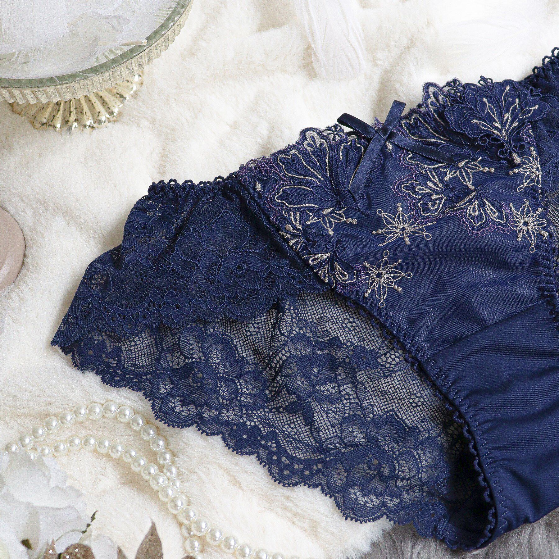 Risa Magli「カロリーネ レースショーツ」|インナー|