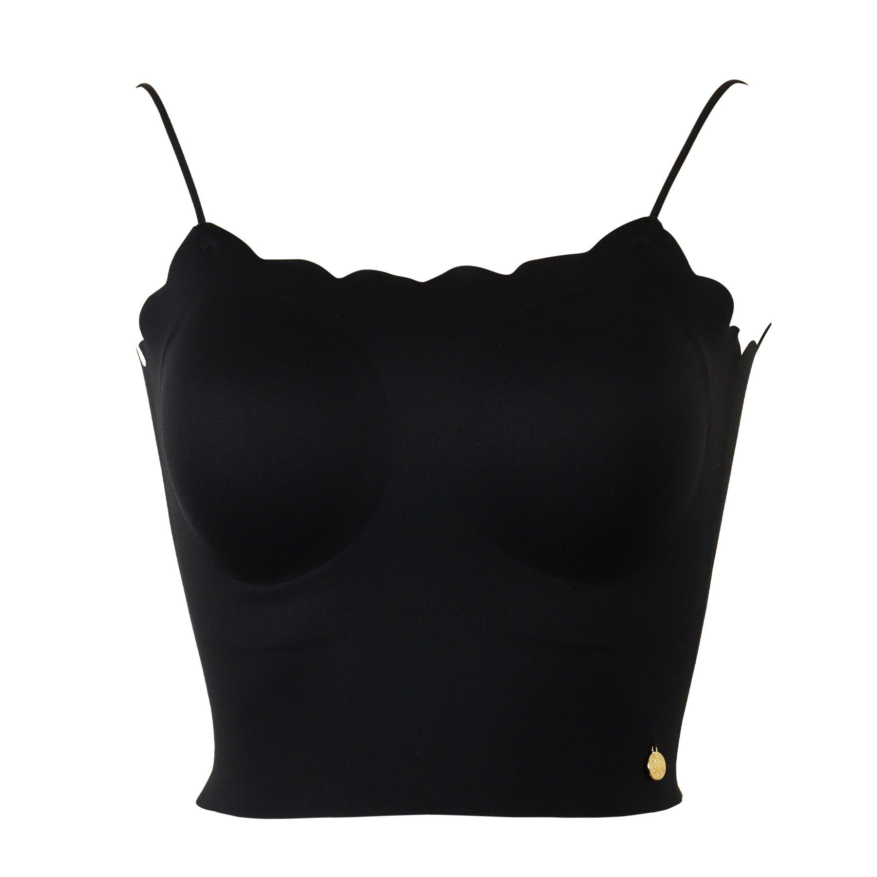 Risa Magli「ジニー シームレススカラップキャミソール」|キャミソール|