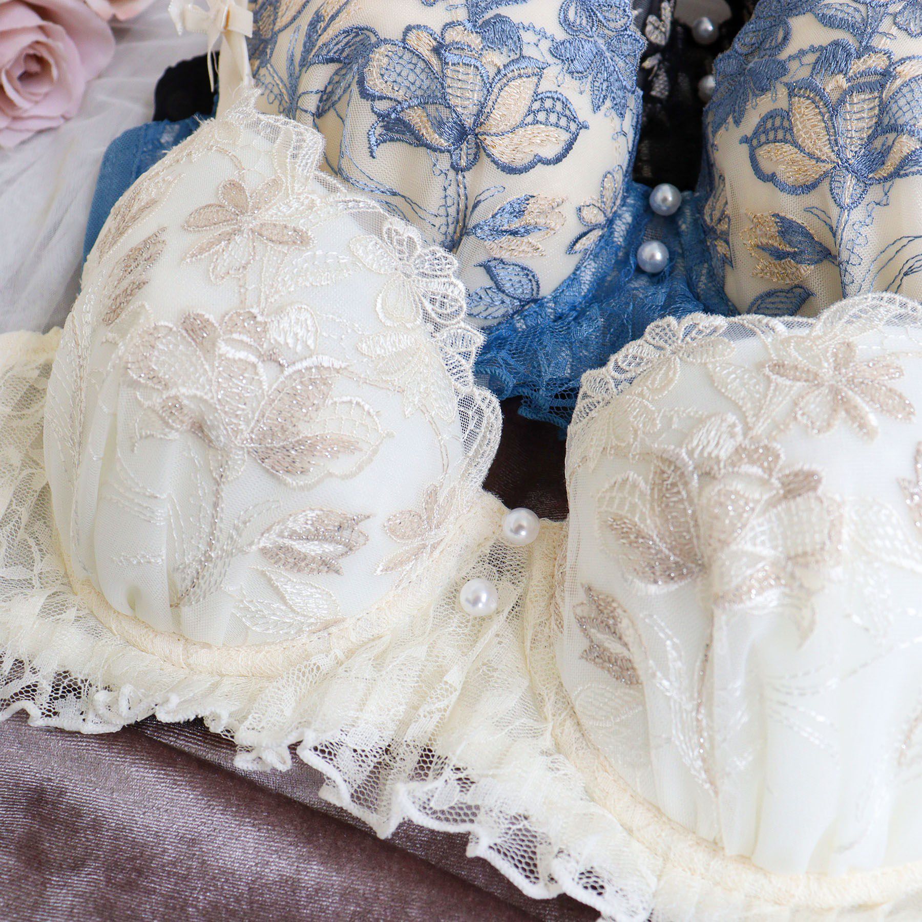 Risa Magli「リアナ ブラジャー　（B-D）　＜サイドシェイプ＞」|インナー|