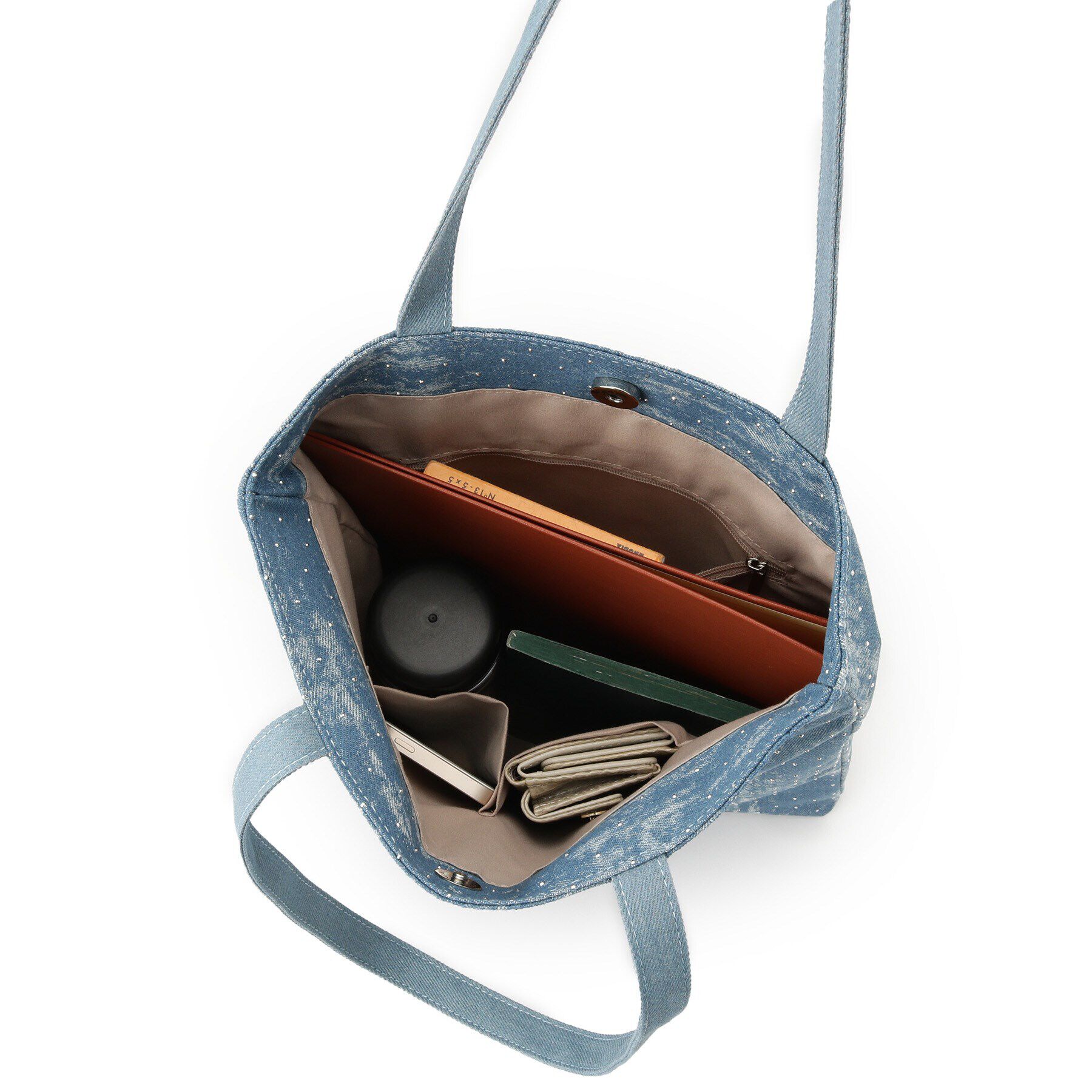 ITS&rsquo;DEMO「【A4対応】ストーンデニムトート」|トートバッグ|