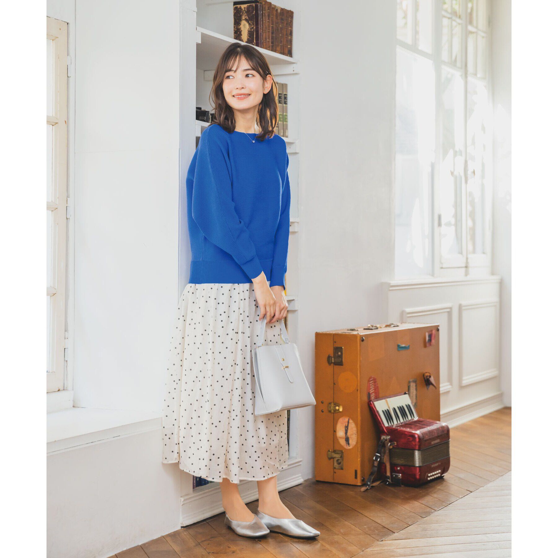 ITS&rsquo;DEMO「【アンチピリング／洗濯機OK】リブドルマンニット」|ニット・セーター|