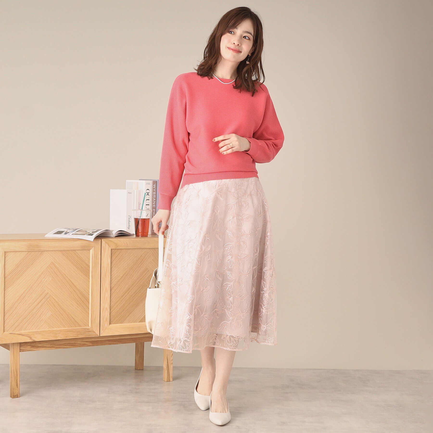 ITS&rsquo;DEMO「【アンチピリング／洗濯機OK】リブドルマンニット」|ニット・セーター|