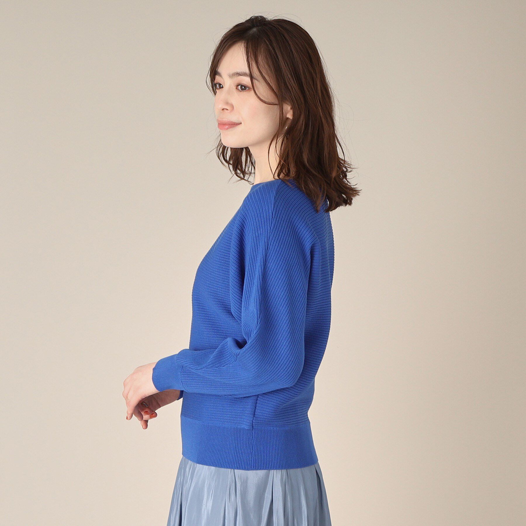 ITS&rsquo;DEMO「【アンチピリング／洗濯機OK】リブドルマンニット」|ニット・セーター|