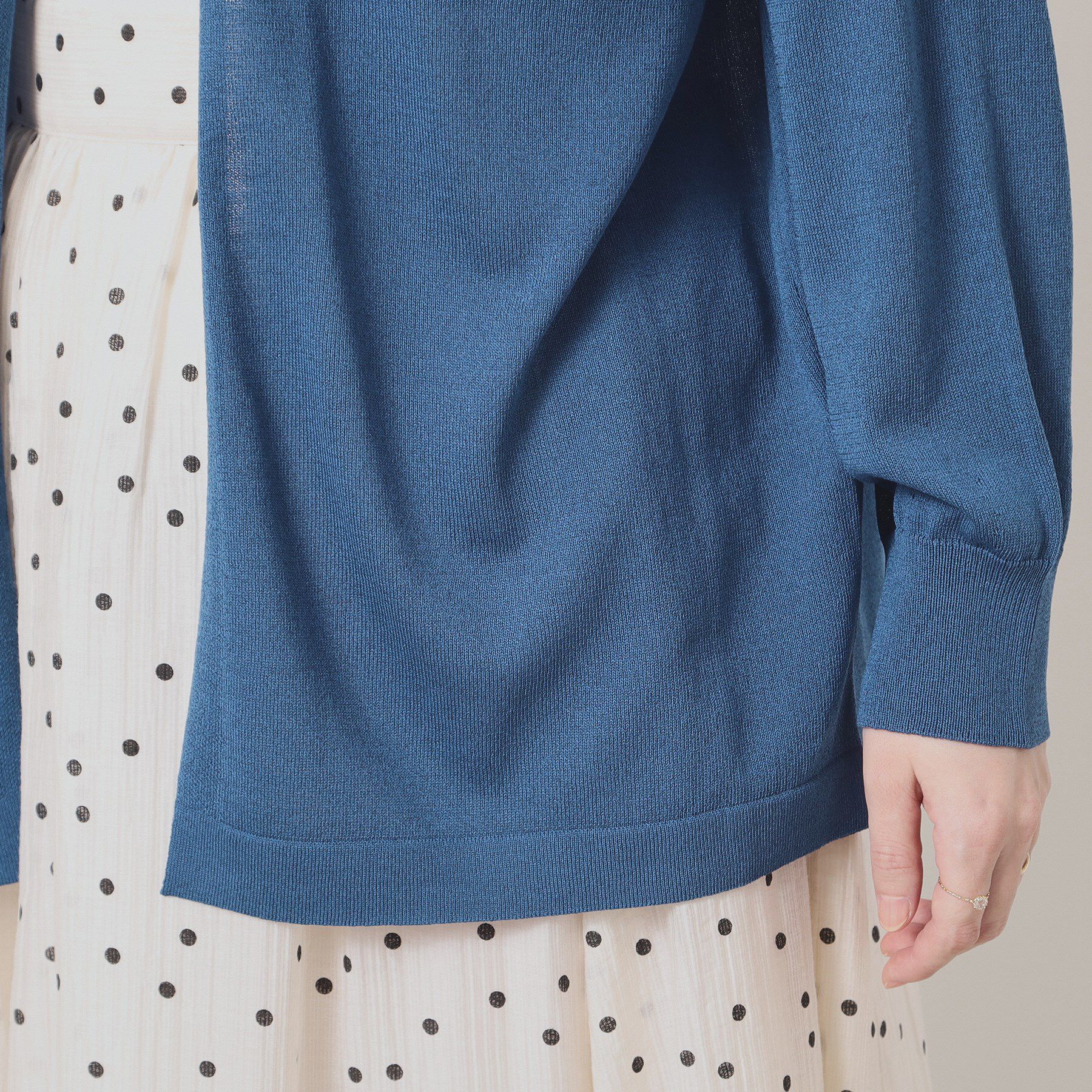 ITS&rsquo;DEMO「【UVケア／接触冷感／毛玉防止／手洗い可】着流しニットカーディガン」|カーディガン|