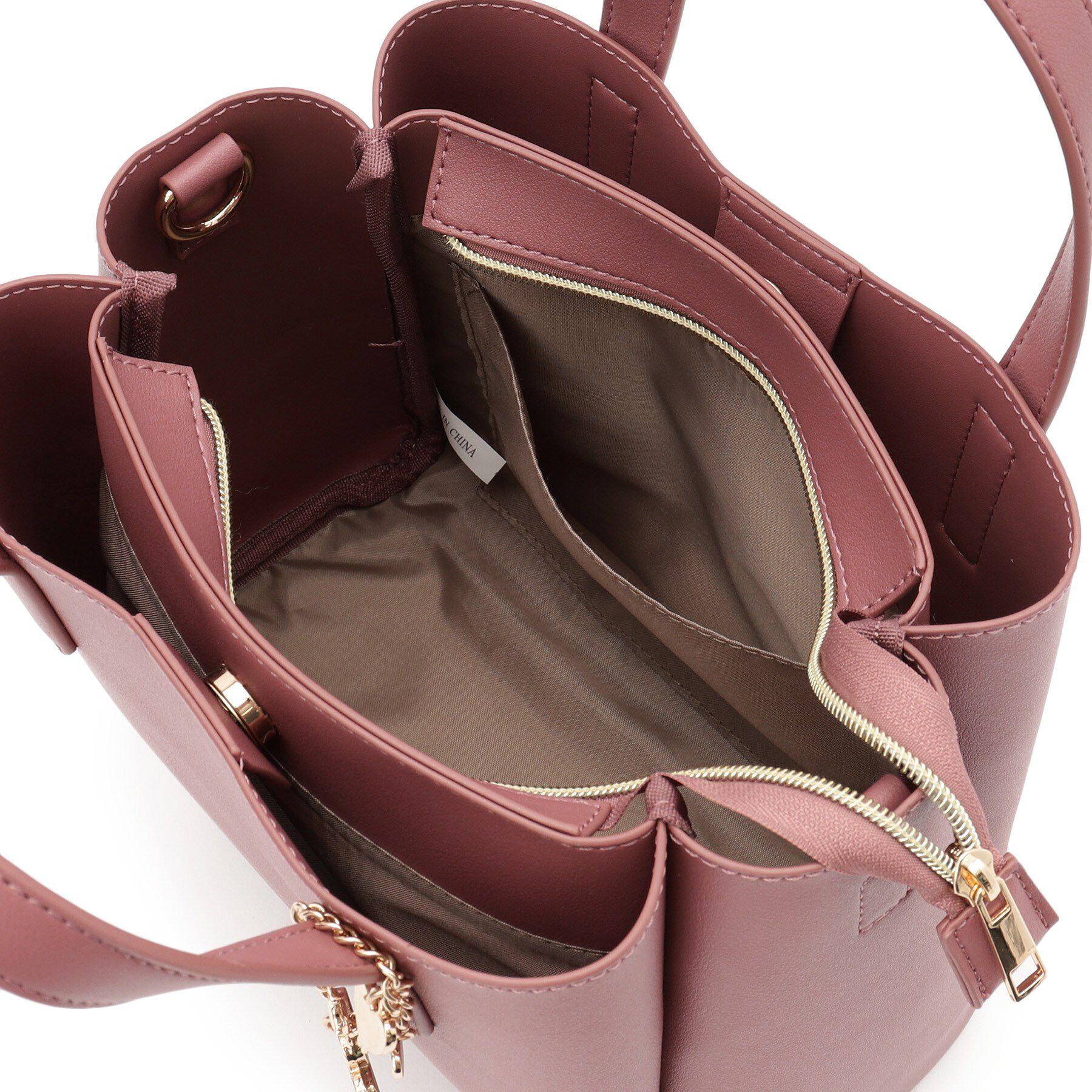 ITS&rsquo;DEMO「チャーム付き2WAYトート」|ハンドバッグ|