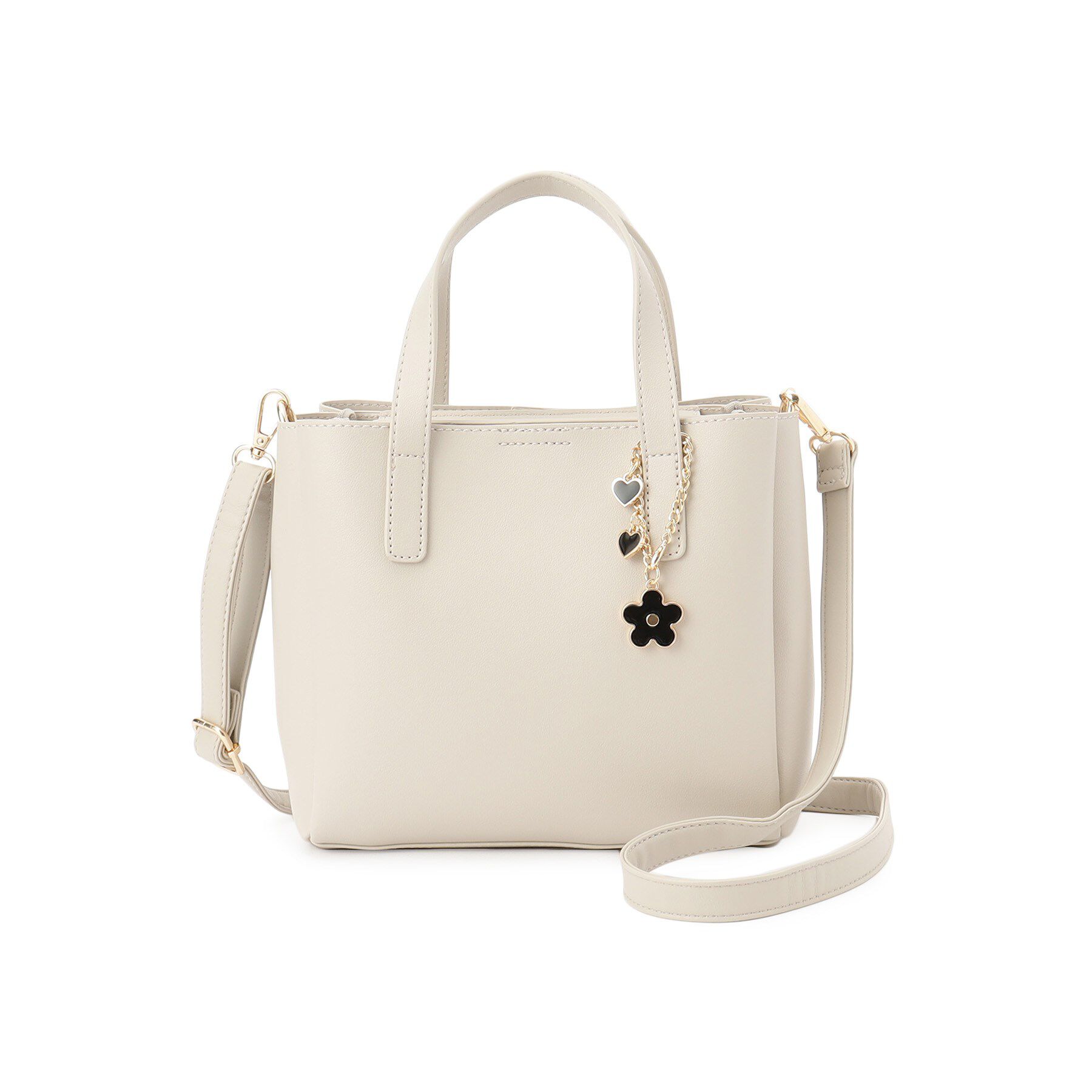 ITS&rsquo;DEMO「チャーム付き2WAYトート」|ハンドバッグ|