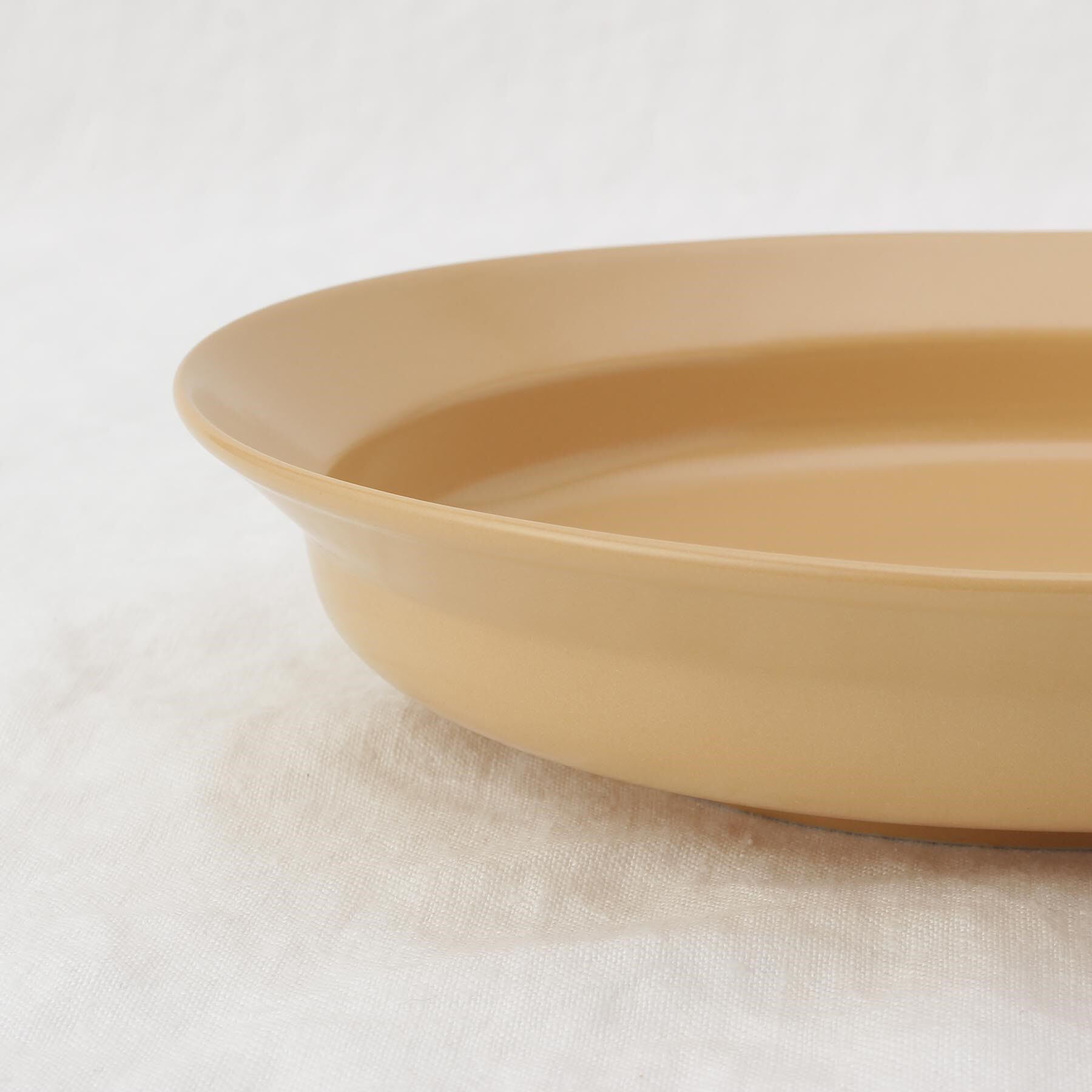 212 KITCHEN STORE「KOS リムオーバルボウル キャメル」|食器・キッチングッズ|
