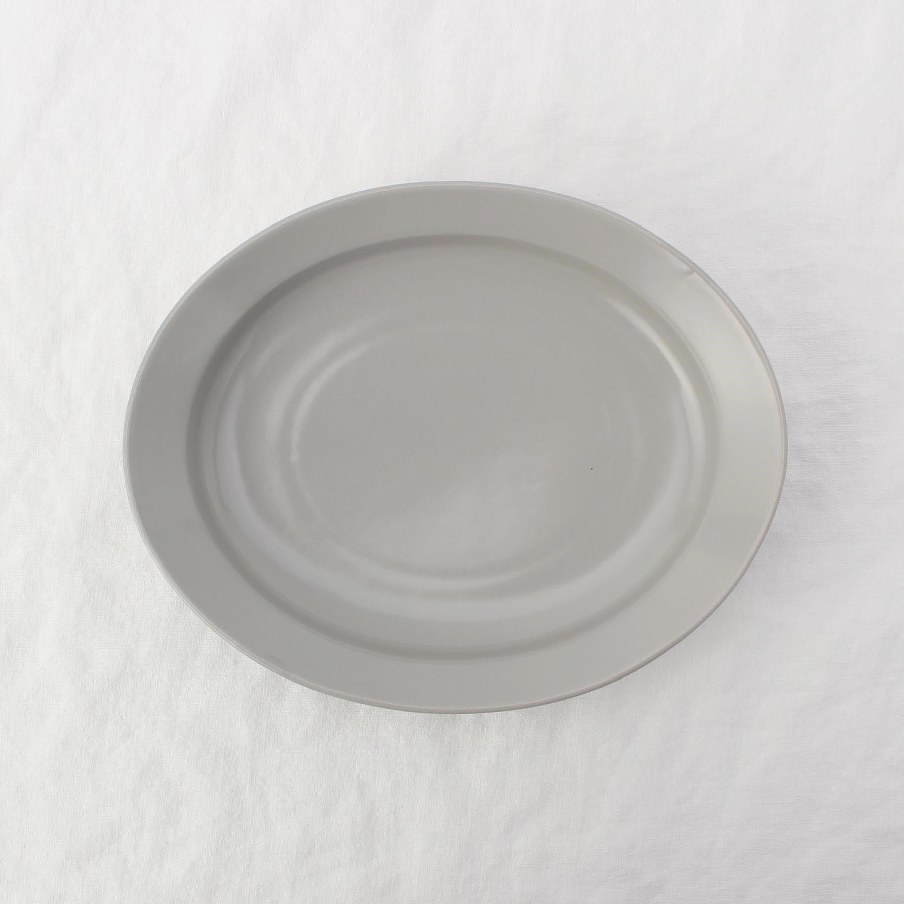 212 KITCHEN STORE「KOS リムオーバルボウル グレー」|食器・キッチングッズ|