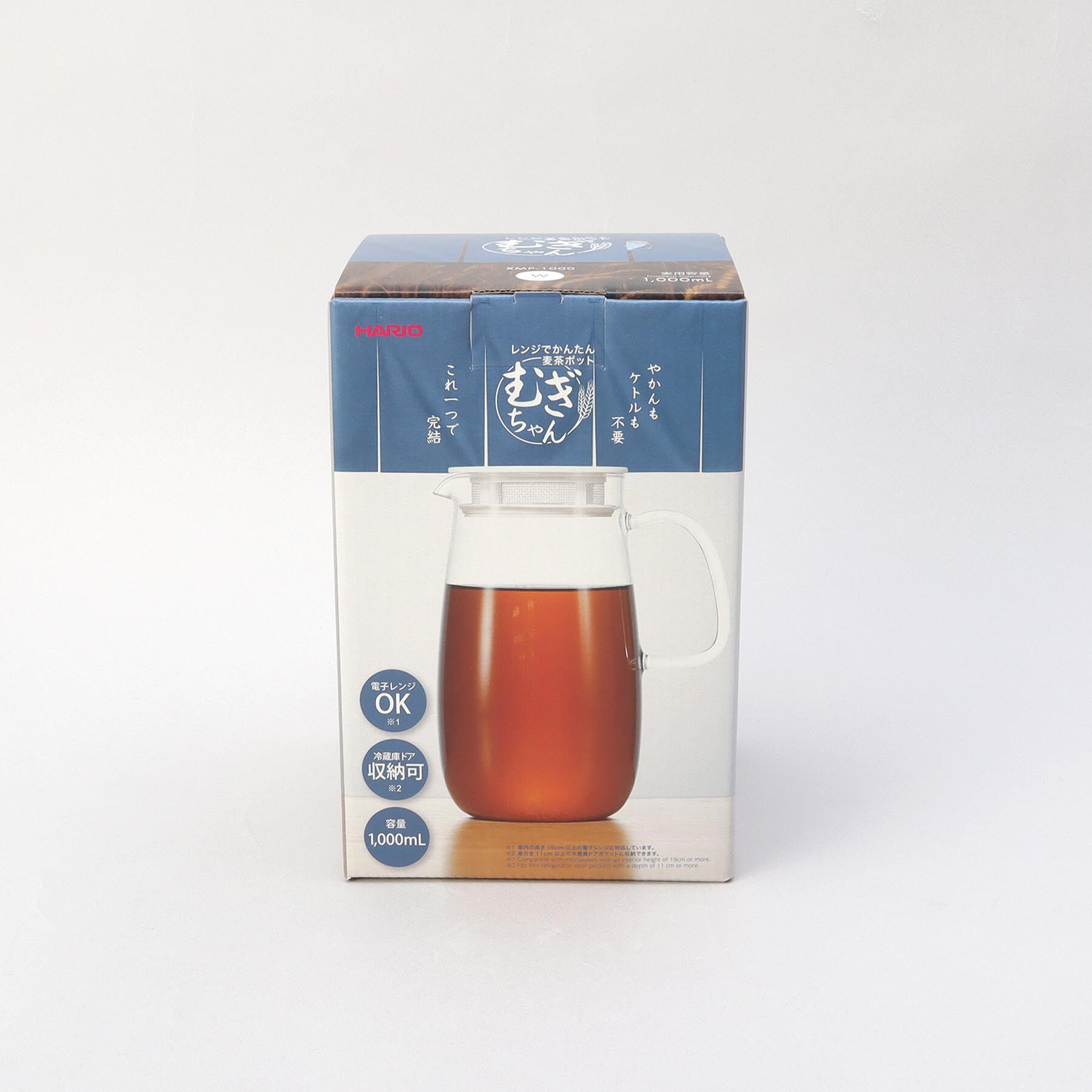 212 KITCHEN STORE「レンジでかんたん麦茶ポットむぎちゃん WH ＜HARIO  ハリオ＞」|グラス・マグカップ|