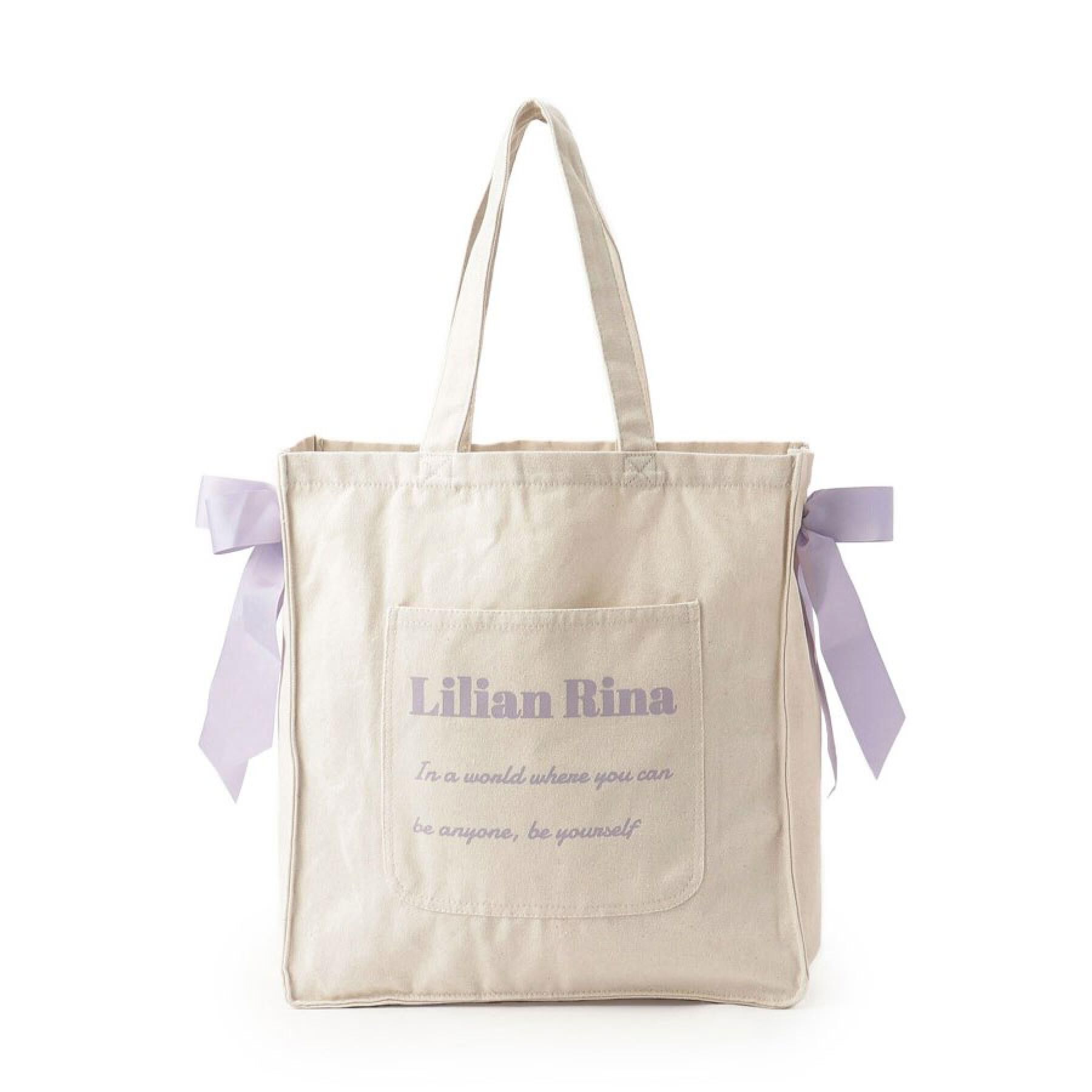 Ober Tashe「【新色入荷】推し活にもぴったり！リリアンリーナサイドリボントートバッグ」|トートバッグ|