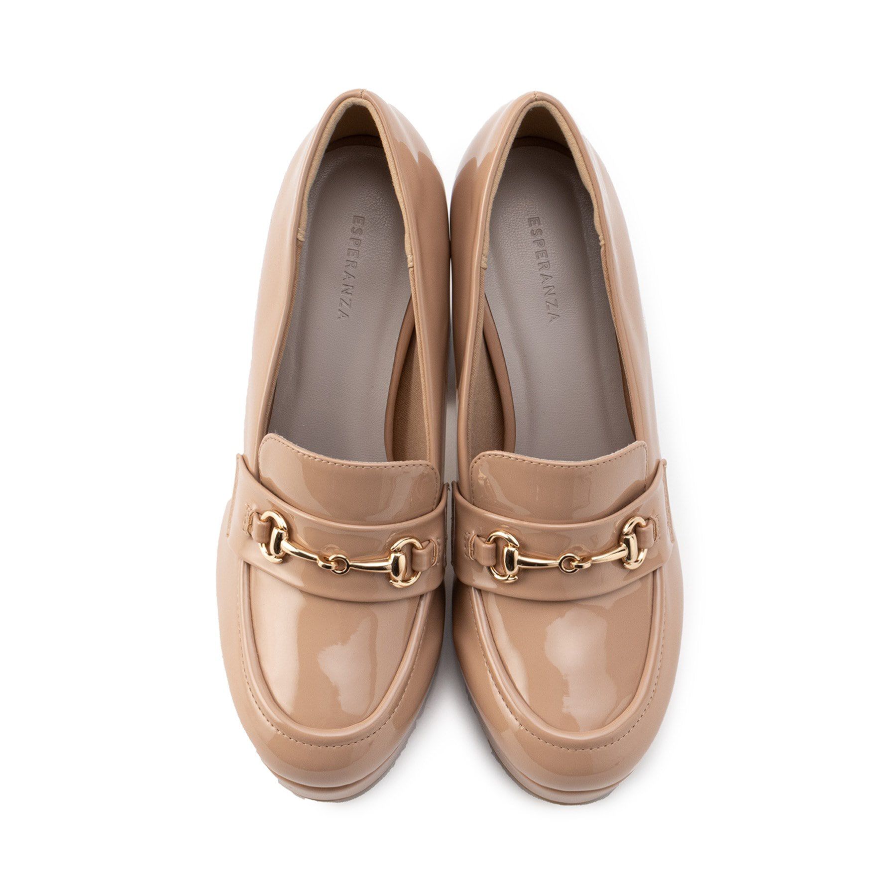 ESPERANZA「厚底ヒールアップローファー 24SS」|パンプス|