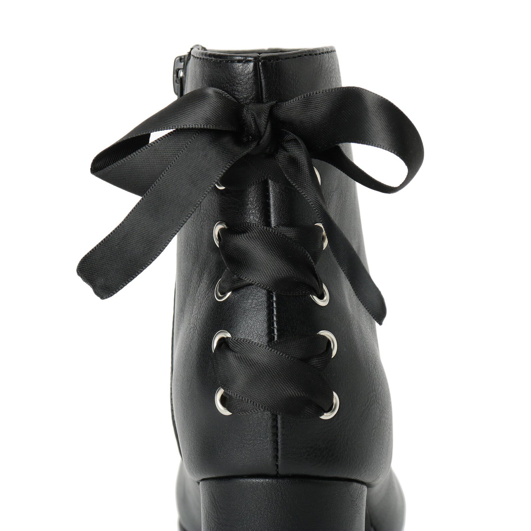 csT&P「バックリボンレースアップブーツ」|ショートブーツ|