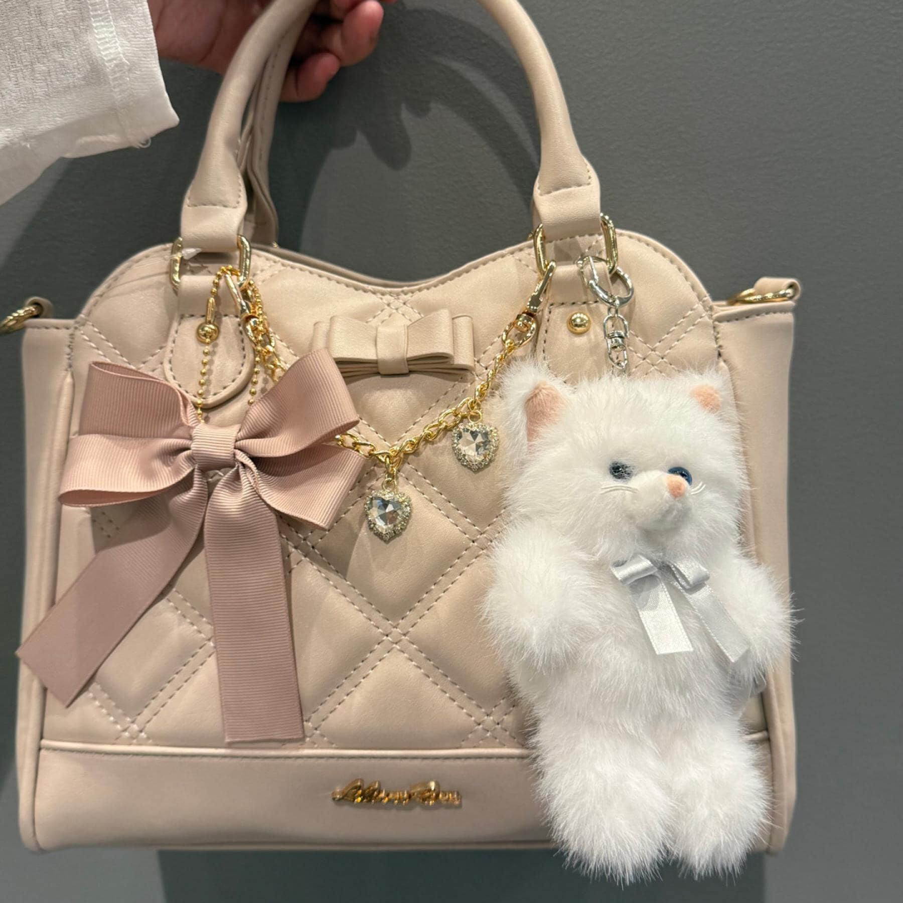 Ober Tashe「アニマルマスコットキーホルダー」|キーケース|白ねこ(012)