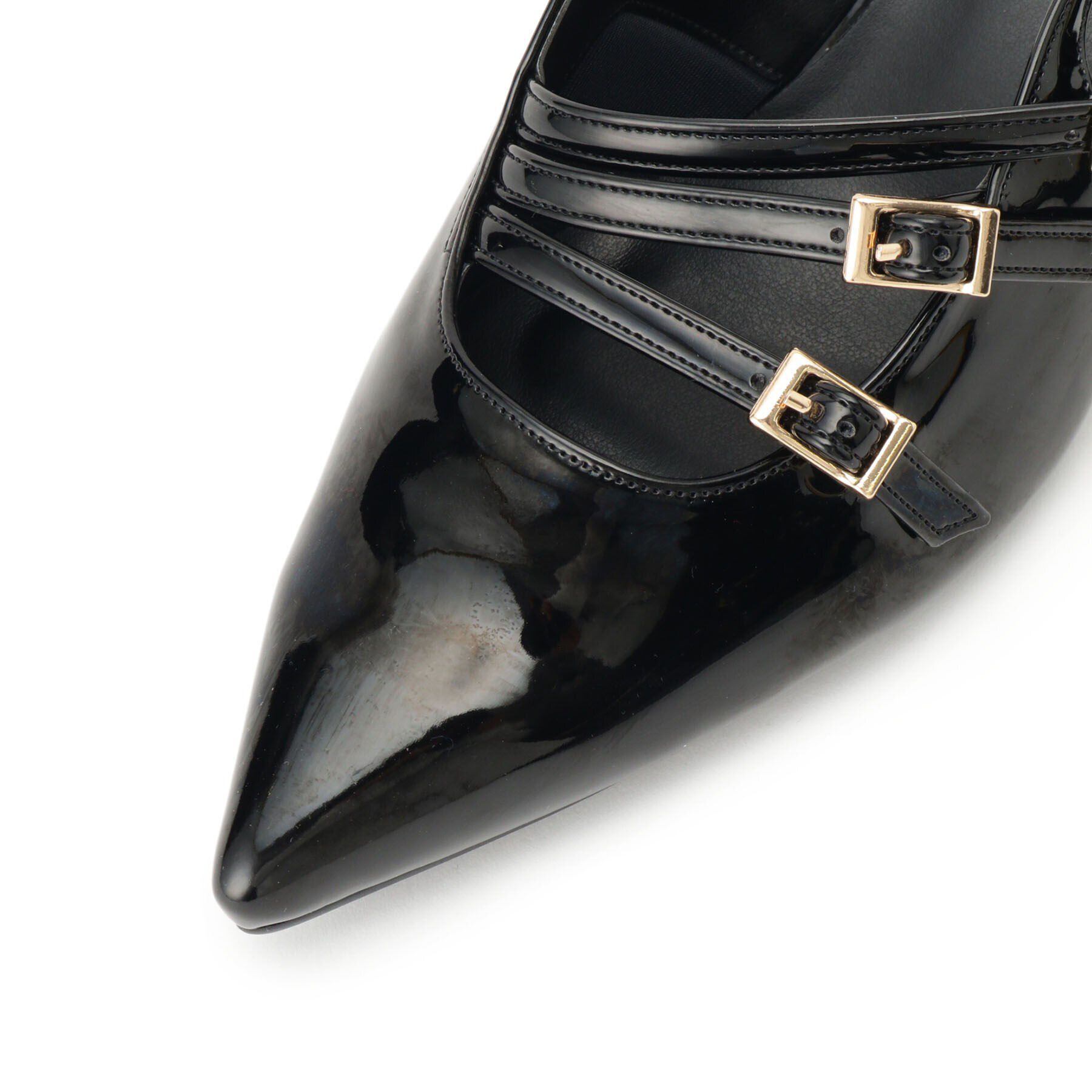 ESPERANZA「バックストラップミドルヒールパンプス」|パンプス|