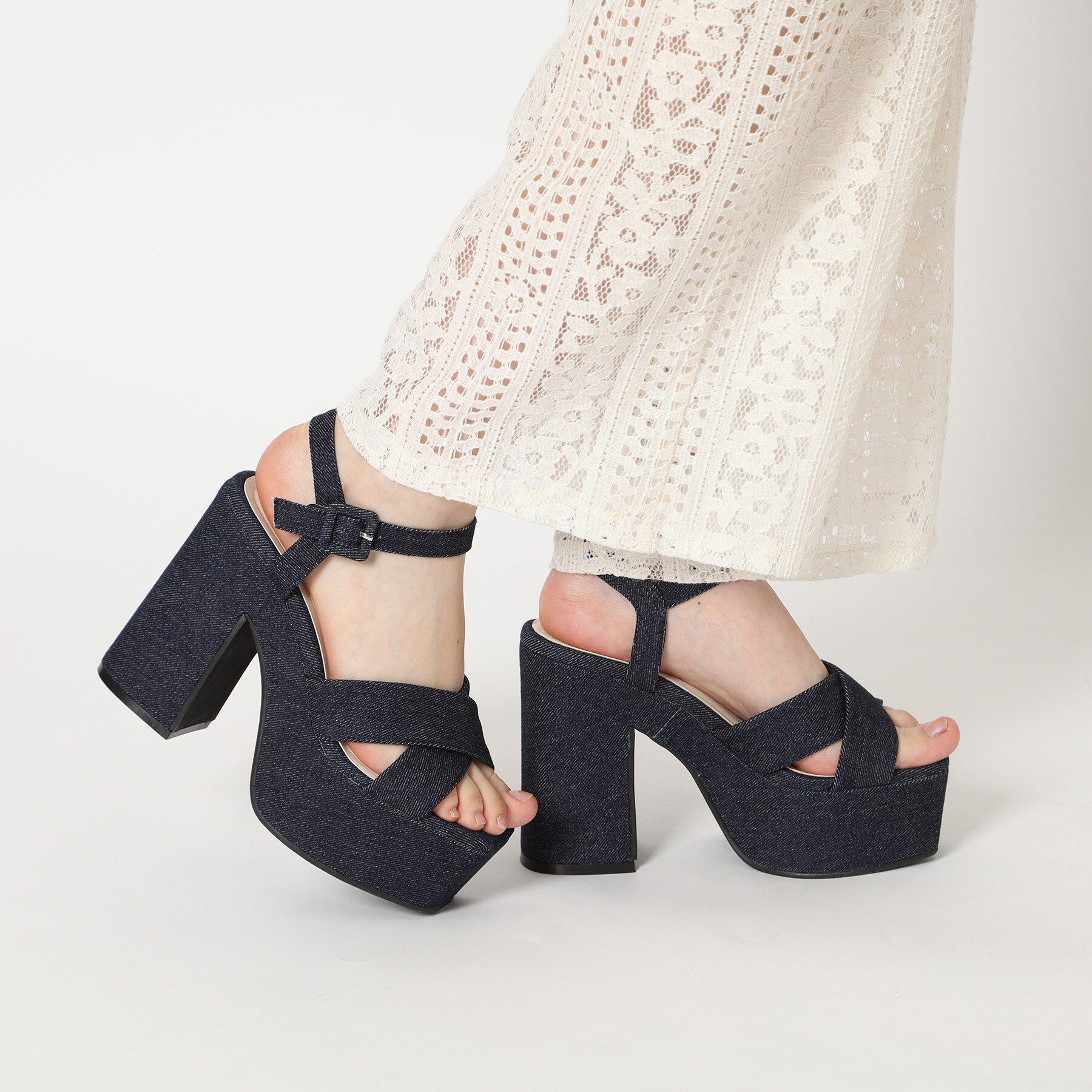 ESPERANZA「◆【ラク盛り／サンダル】リピーター続出／脚長美脚　ラク盛り厚底サンダル　24年Ver」|サンダル|