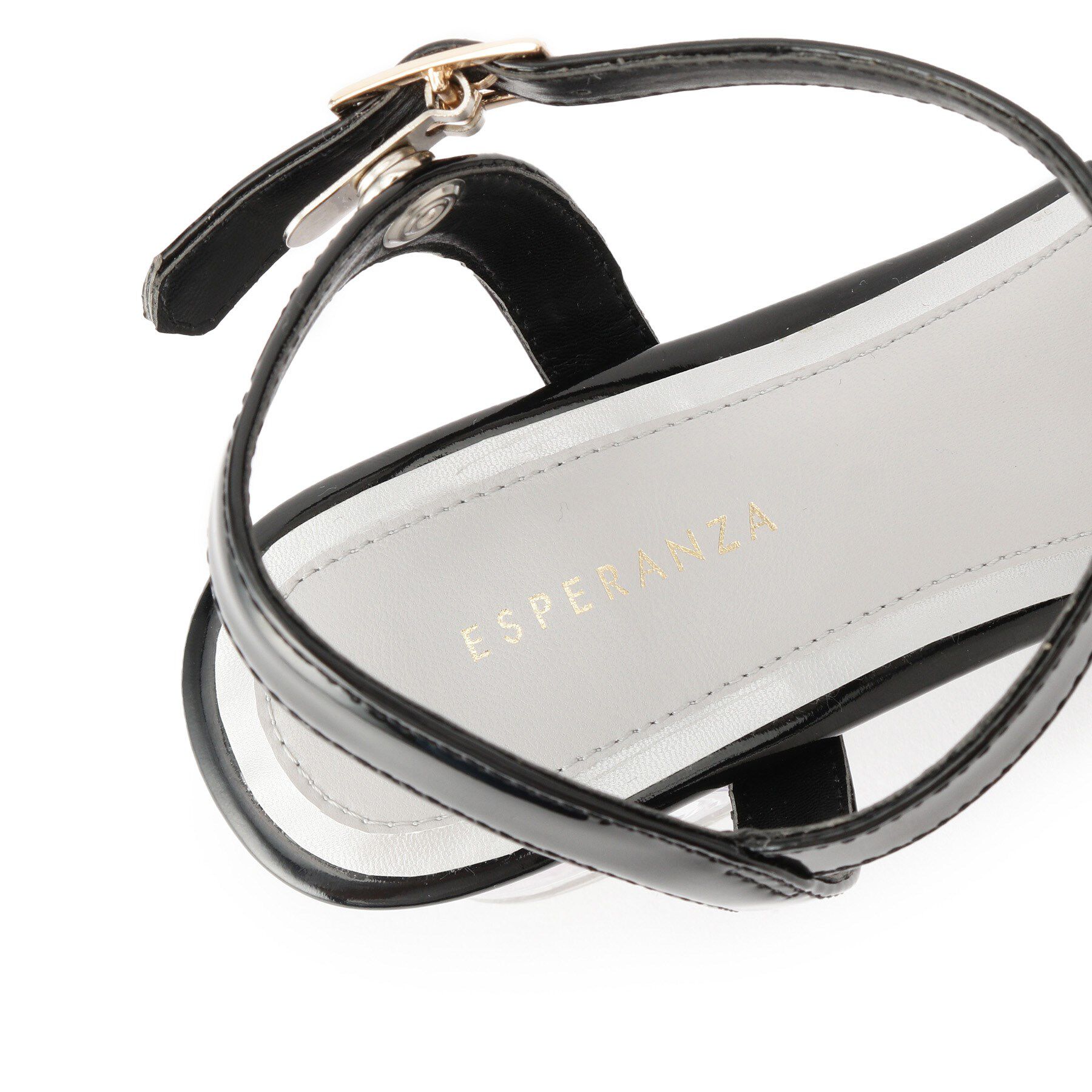 ESPERANZA「フラワークリアヒールサンダル」|サンダル|