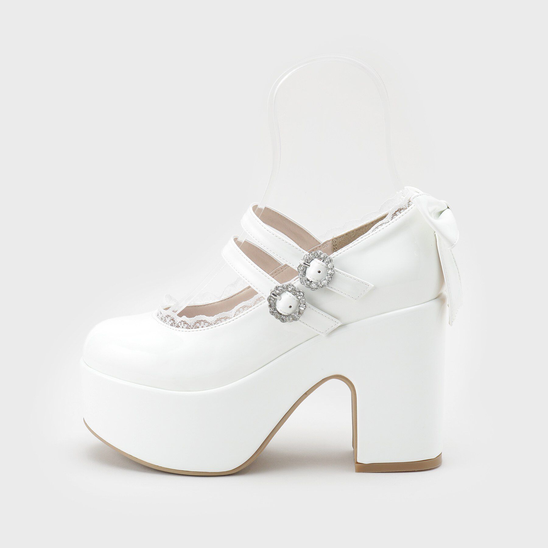 csT&P「厚底バックリボンパンプス」|パンプス|