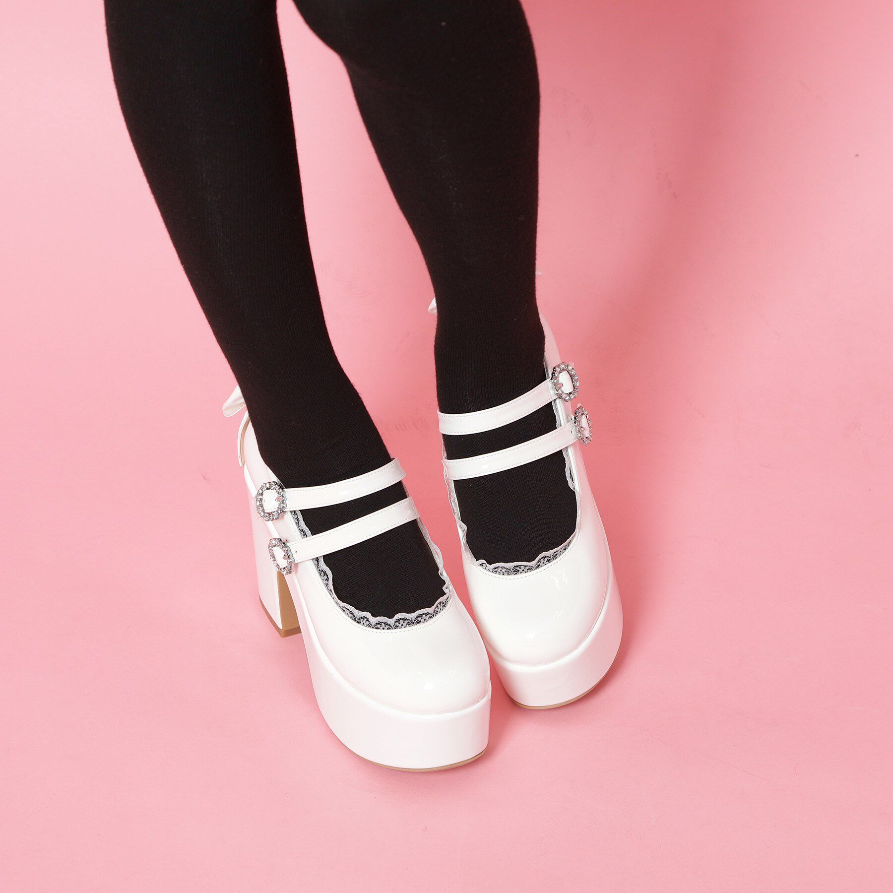 csT&P「厚底バックリボンパンプス」|パンプス|