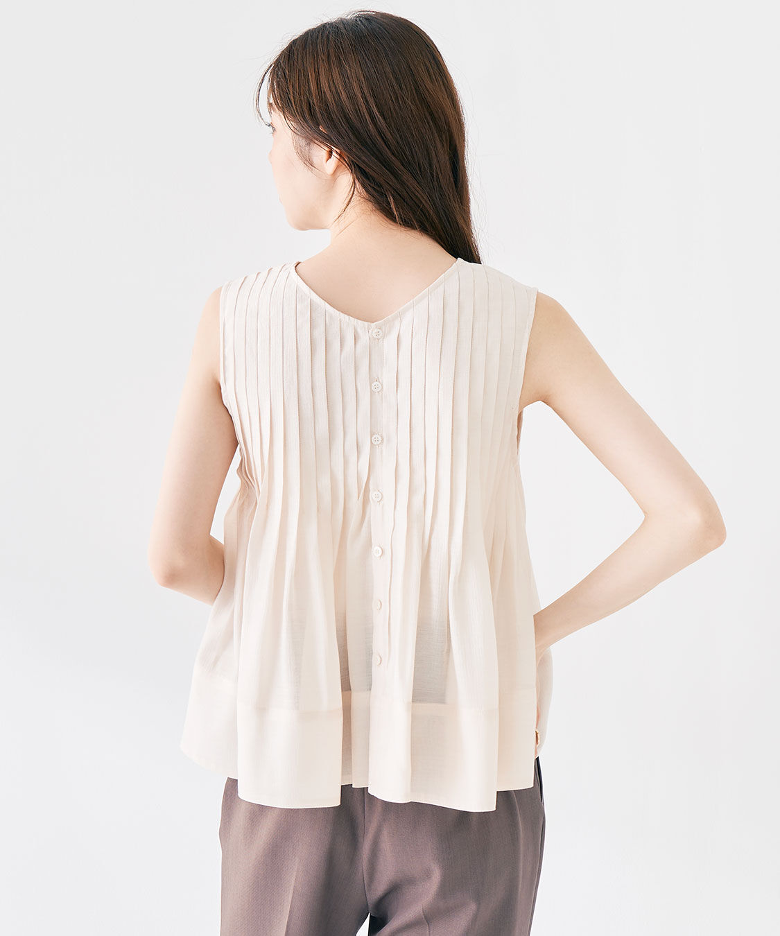 COCO DEAL「タックペプラムシアーブラウス」|シャツ・ブラウス|