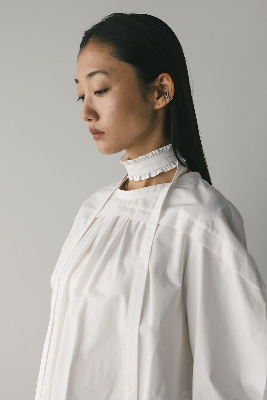 STYLEMIXER「フリルチョーカーセットブラウス」|シャツ・ブラウス|