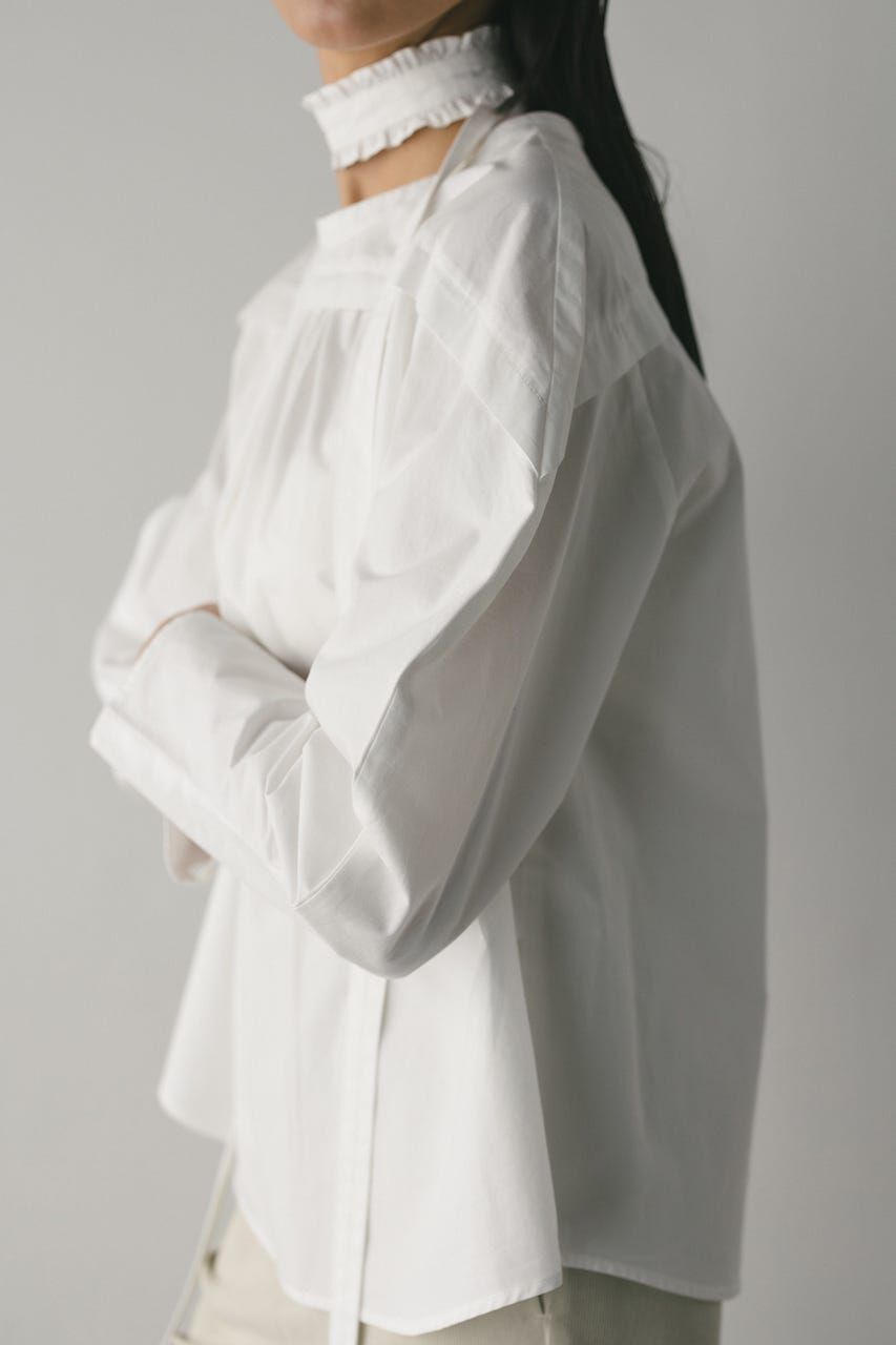 STYLEMIXER「フリルチョーカーセットブラウス」|シャツ・ブラウス|