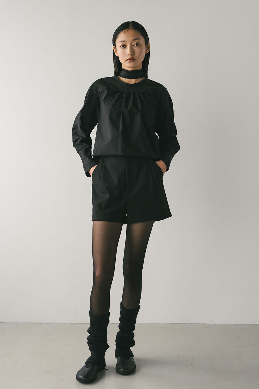STYLEMIXER「フリルチョーカーセットブラウス」|シャツ・ブラウス|BLK