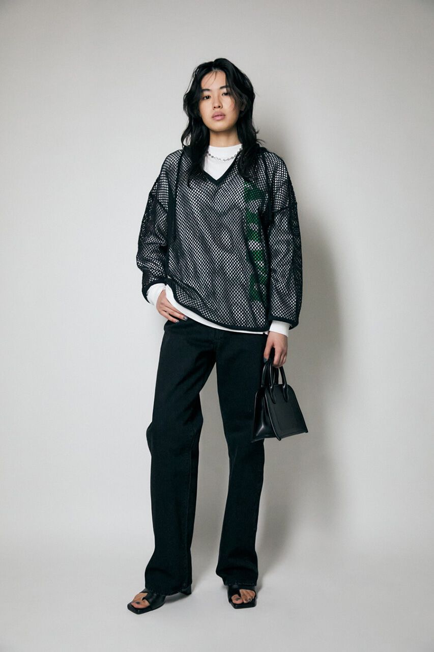 MOUSSY「HW COLOR LOOSE STRAIGHT」|デニム|