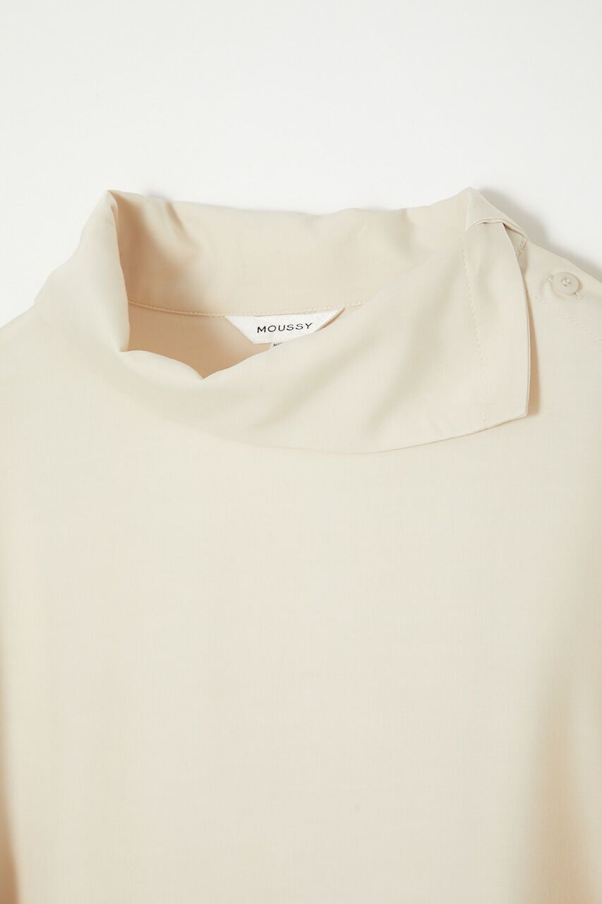 MOUSSY「STAND NECK RIBBON シャツ」|シャツ・ブラウス|